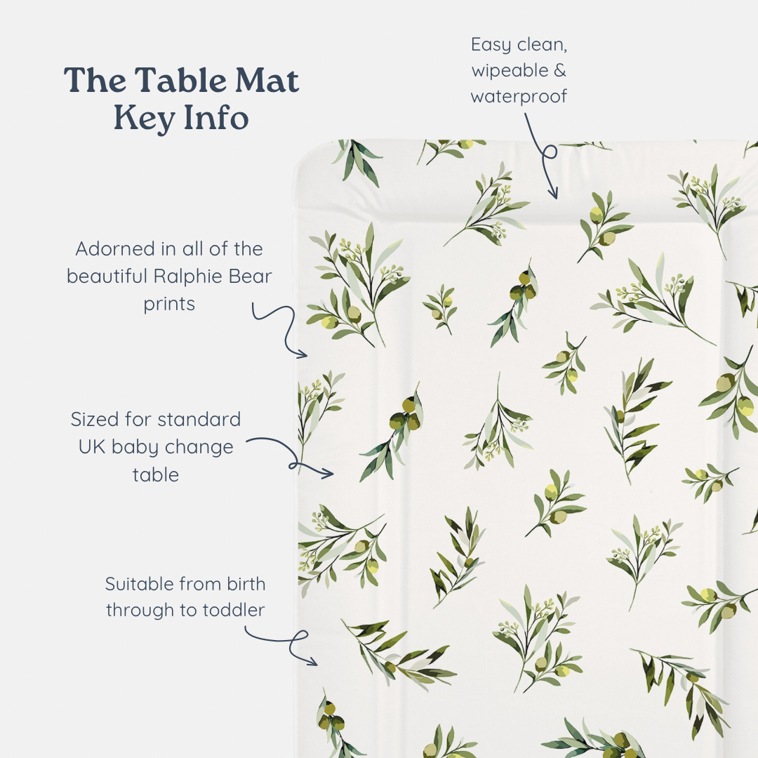 Woodland Table Changing Mat