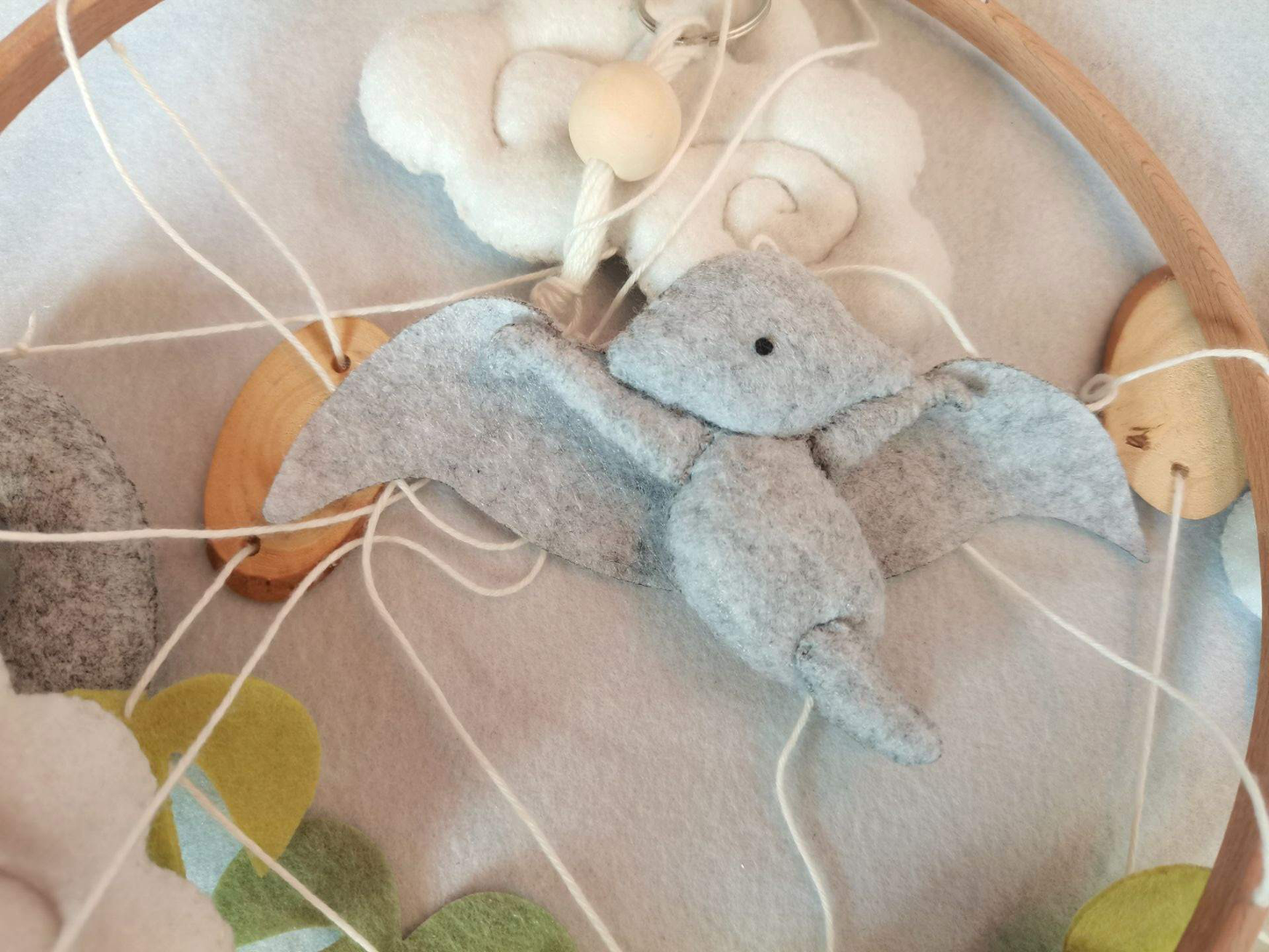Little Dino Land Cot Mobile