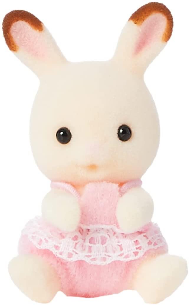 Coffret de jeu Sylvanian Families Lapins Chocolat Jumeaux pour les enfants de 3 ans et plus