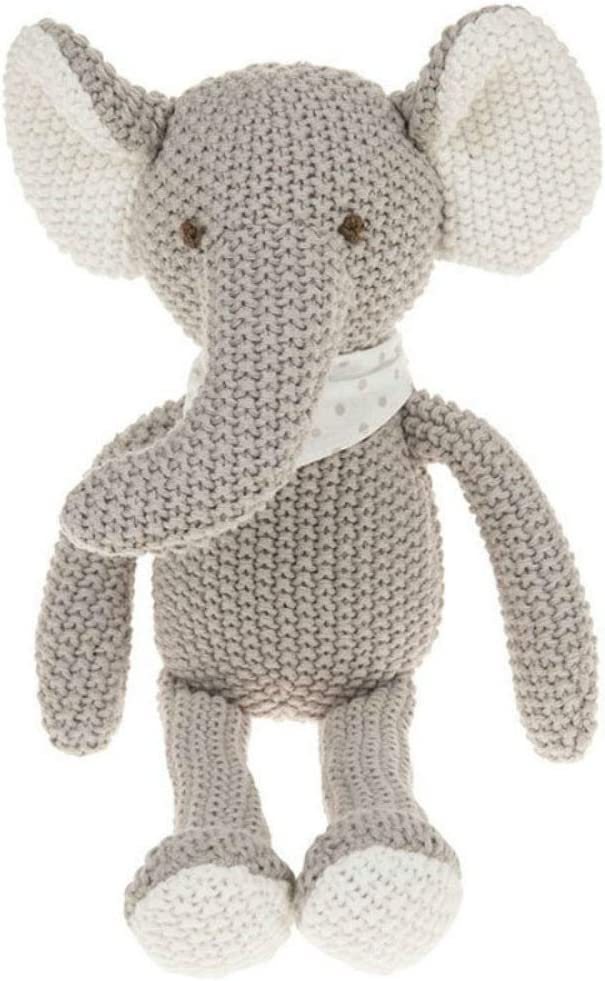Doodles - Ellie Elephant - Crochet Baby Soft Toy - 25cm