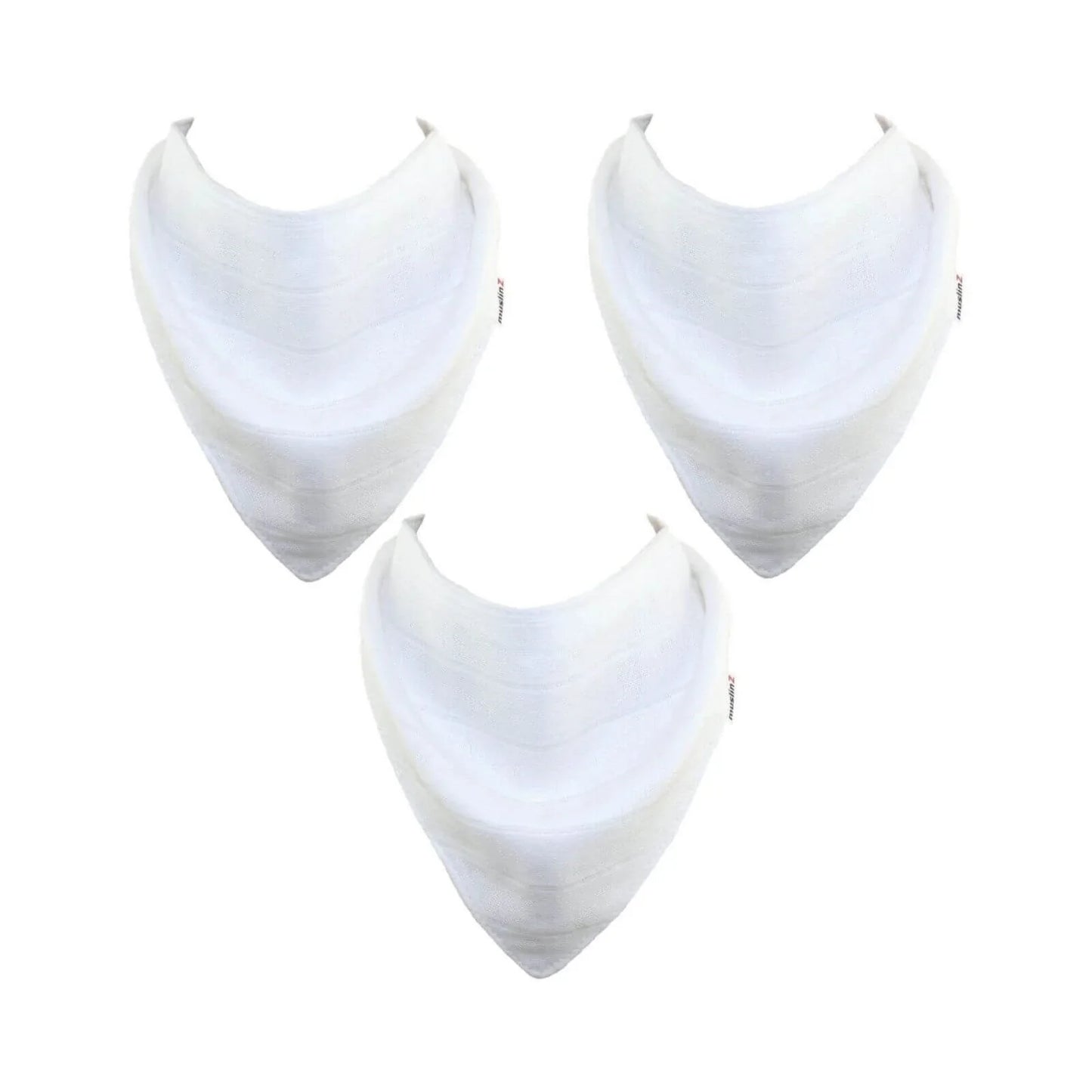 Ensemble de mousseline MuslinZ en bambou et coton biologique - Blanc