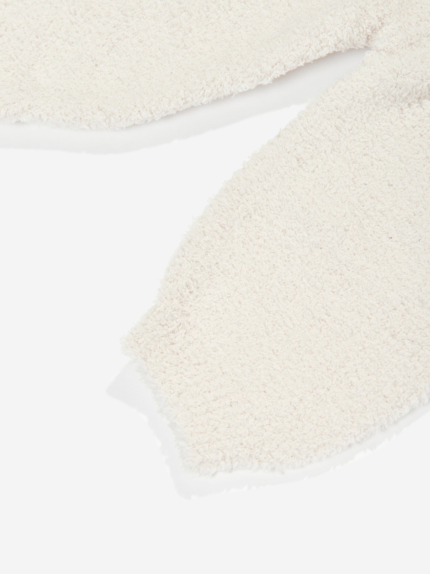 7AM Enfant Baby Fuzzy Boxy Lounge Pants in Ivory