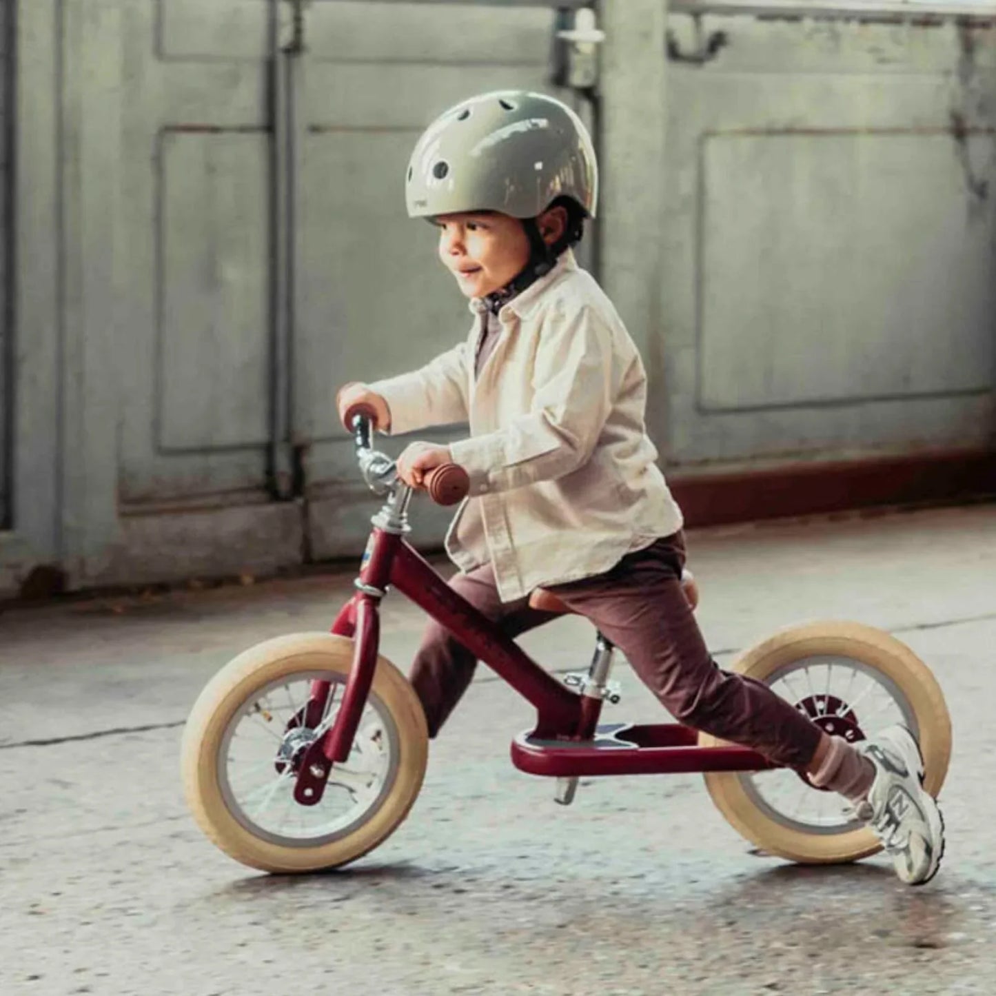 Trybike Matte 2-in-1 Balance Trike - Vintage Red