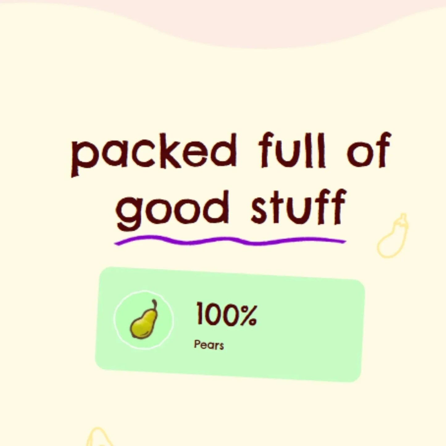 Poires bio Ella's Kitchen Premières Saveurs en gourde 70 g (4 mois et plus)