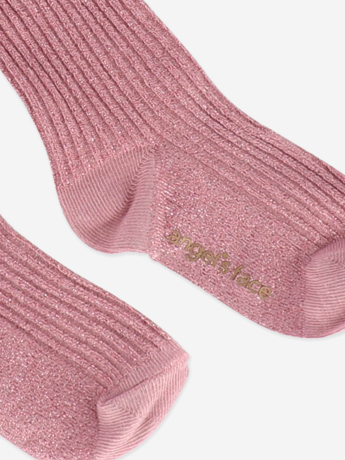 Angels Face Girls Lucy Sparkle Socks in Pink