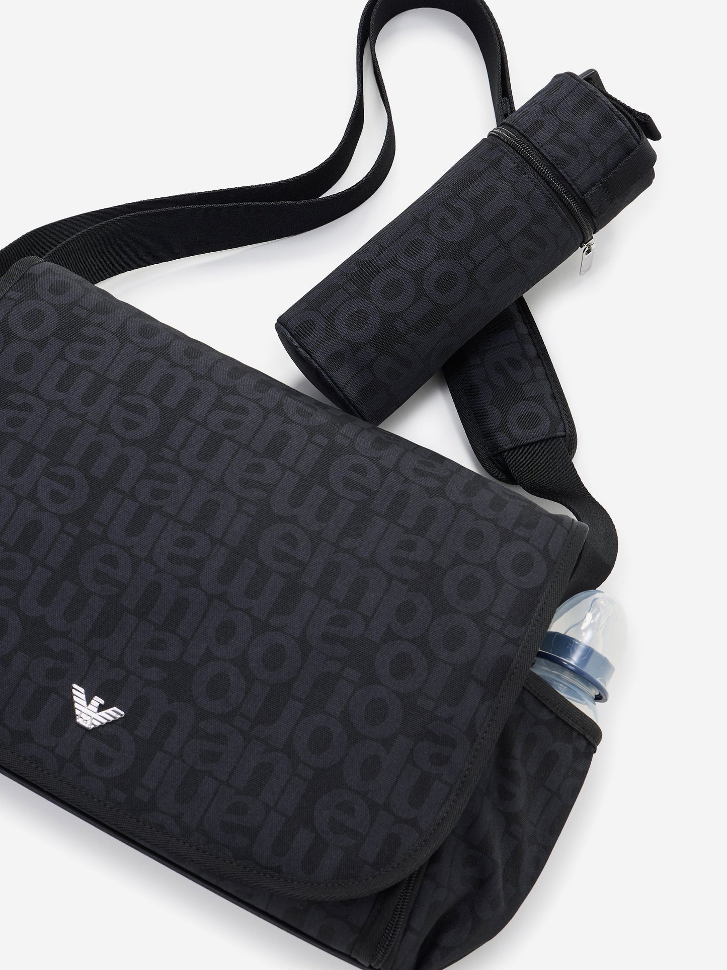 Emporio Armani Baby Logo Changing Bag in Navy (36cm)