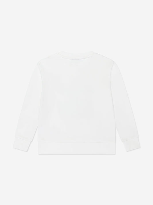 Atelier Choux Girls Carousel Sweatshirt in Ivory