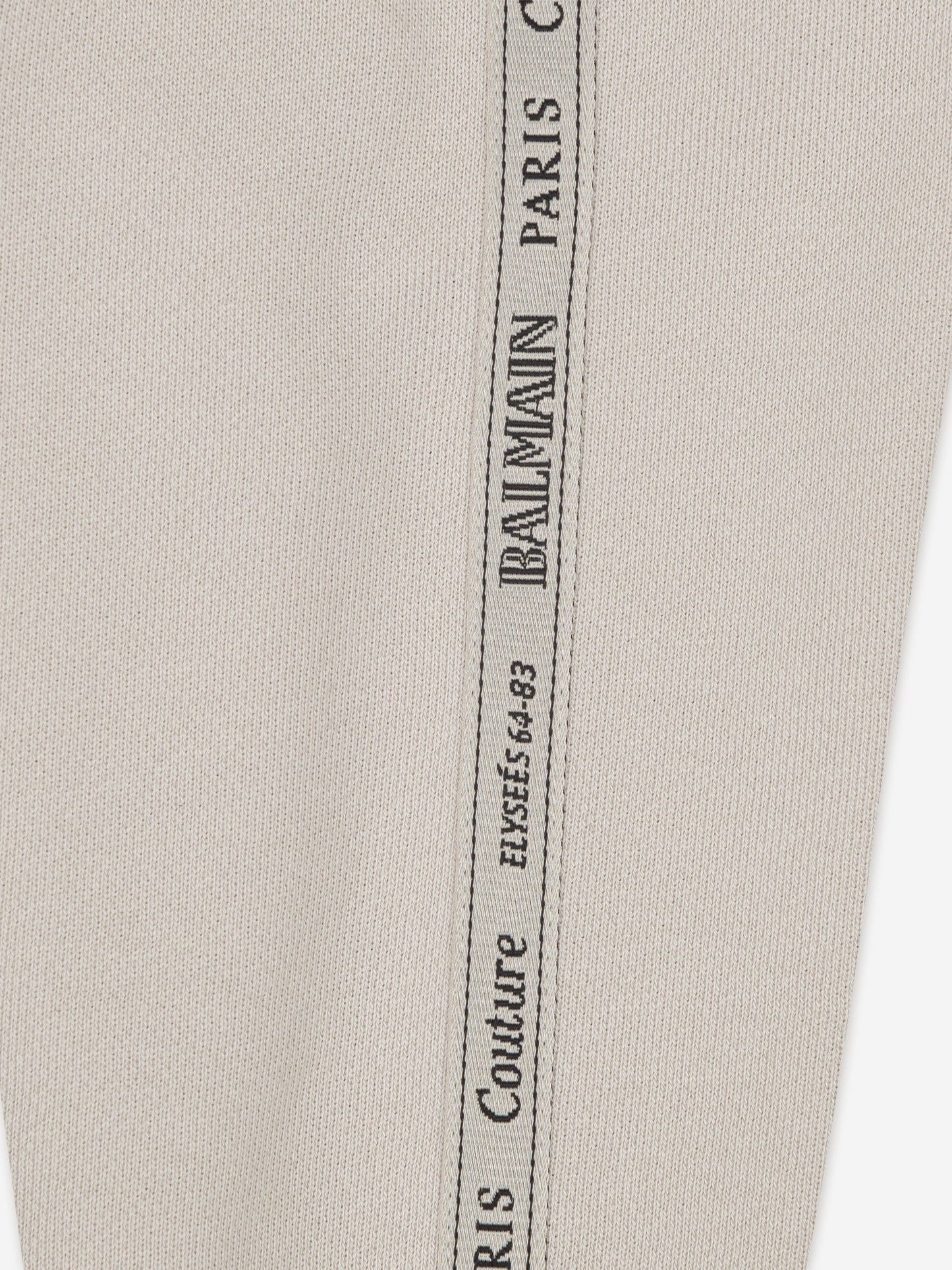 Balmain Baby Logo Tape Joggers in Beige