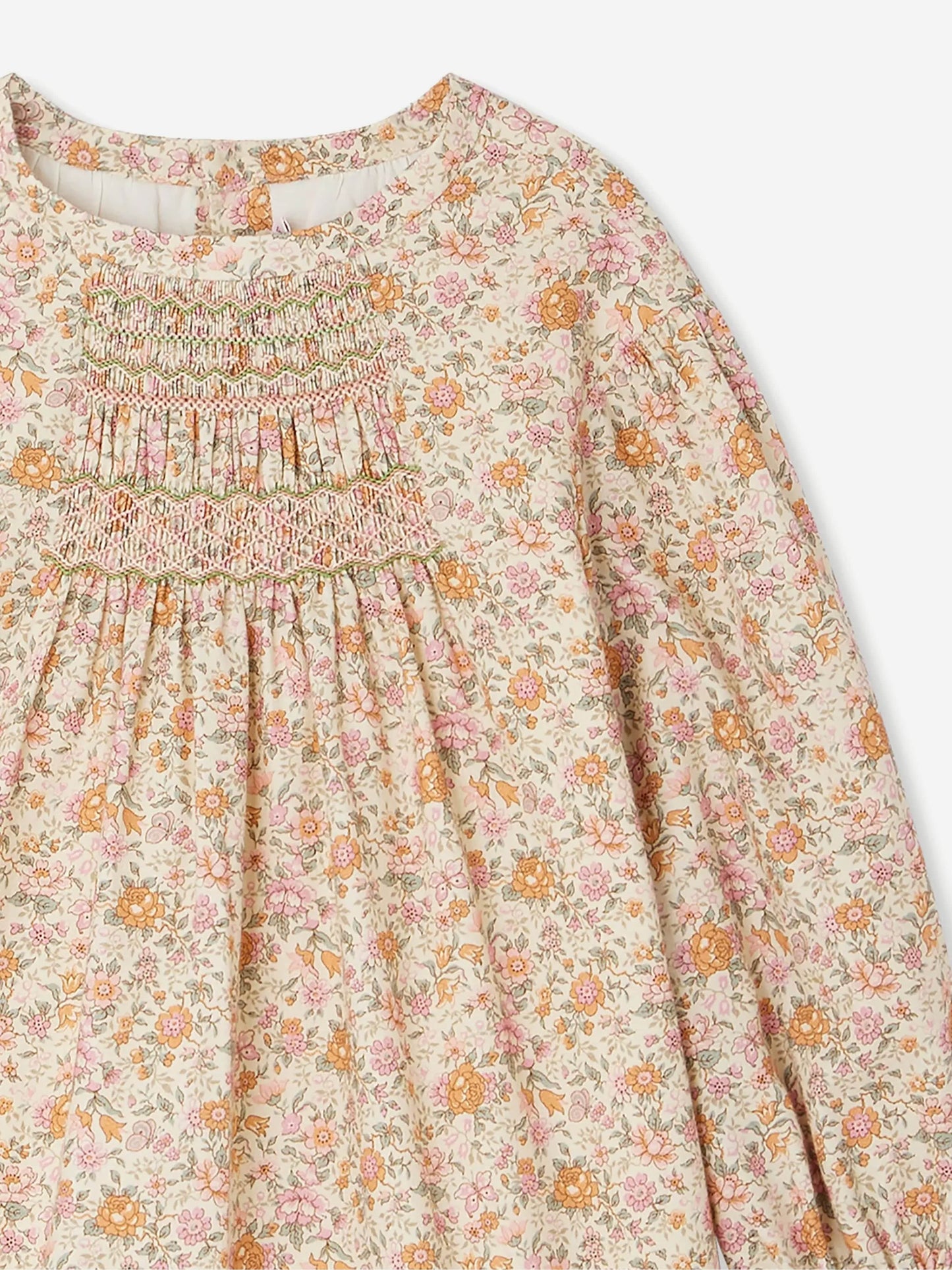 Bonpoint Girls Floral Divine Dress in Pink