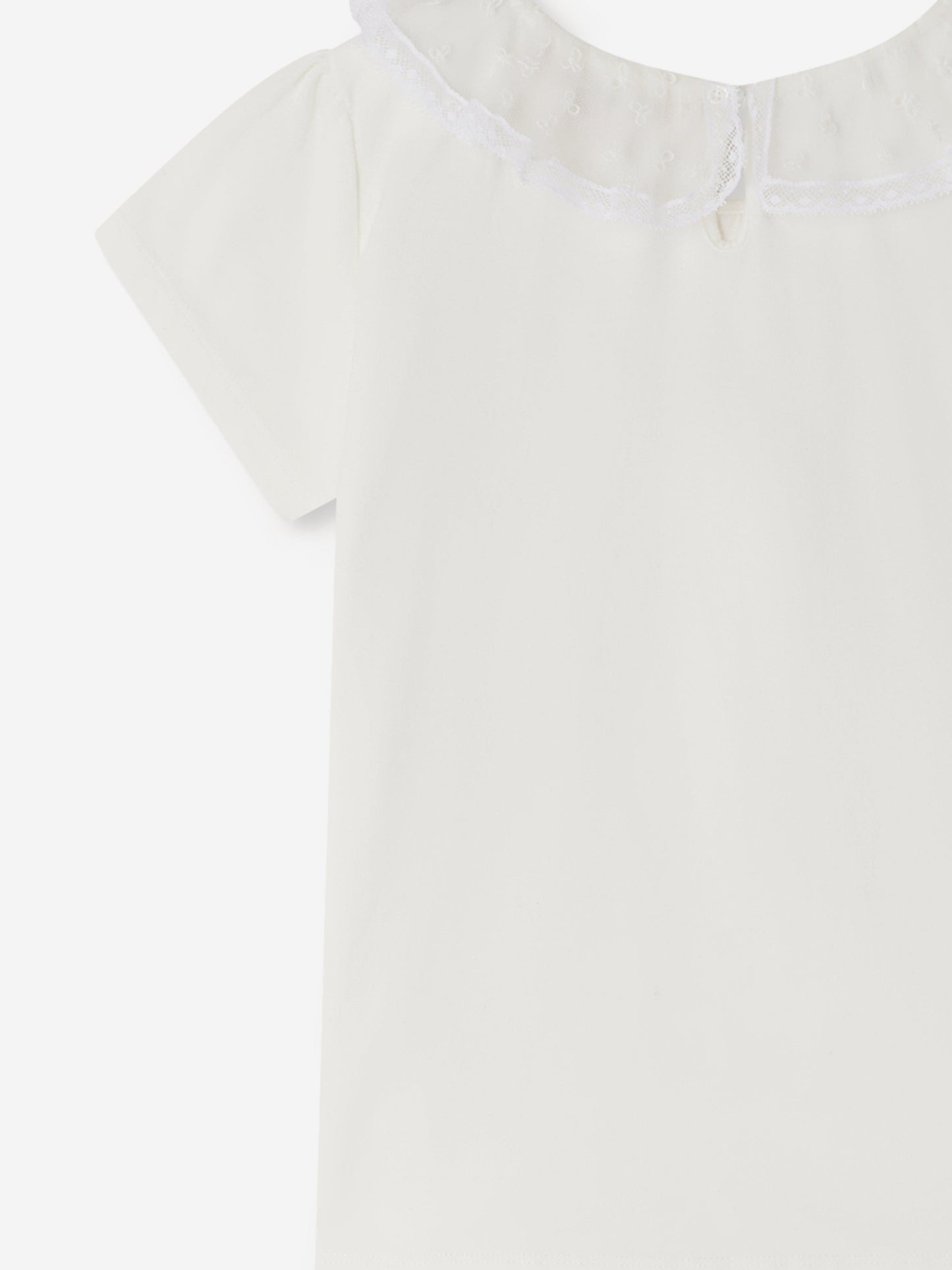 Bonpoint Girls Ernestine T-Shirt in Ivory