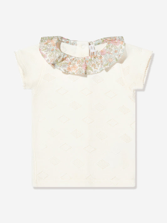 Bonpoint Baby Girls Daisie Gift Set in Ivory