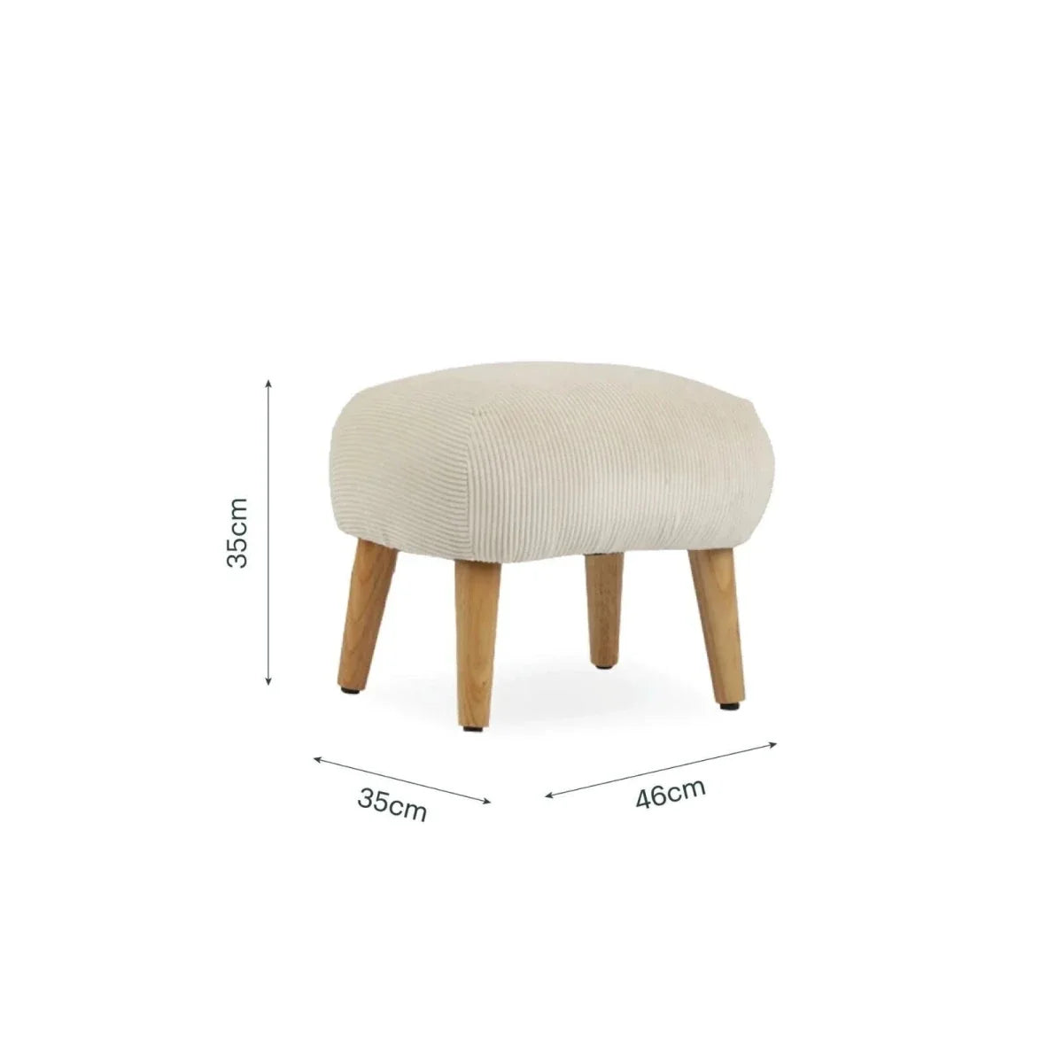 CuddleCo Etta Footstool - Sand