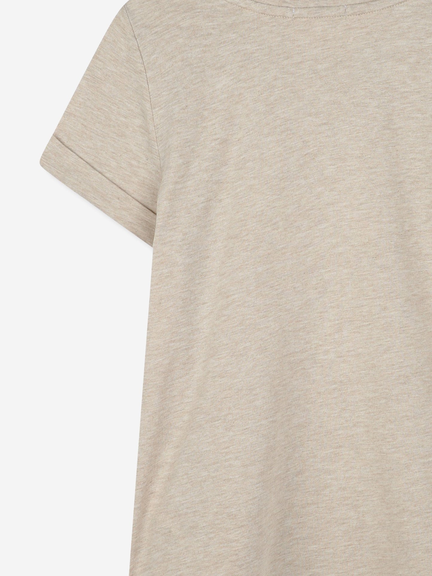 Chloé Girls Embroidered Pineapple T-Shirt in Beige
