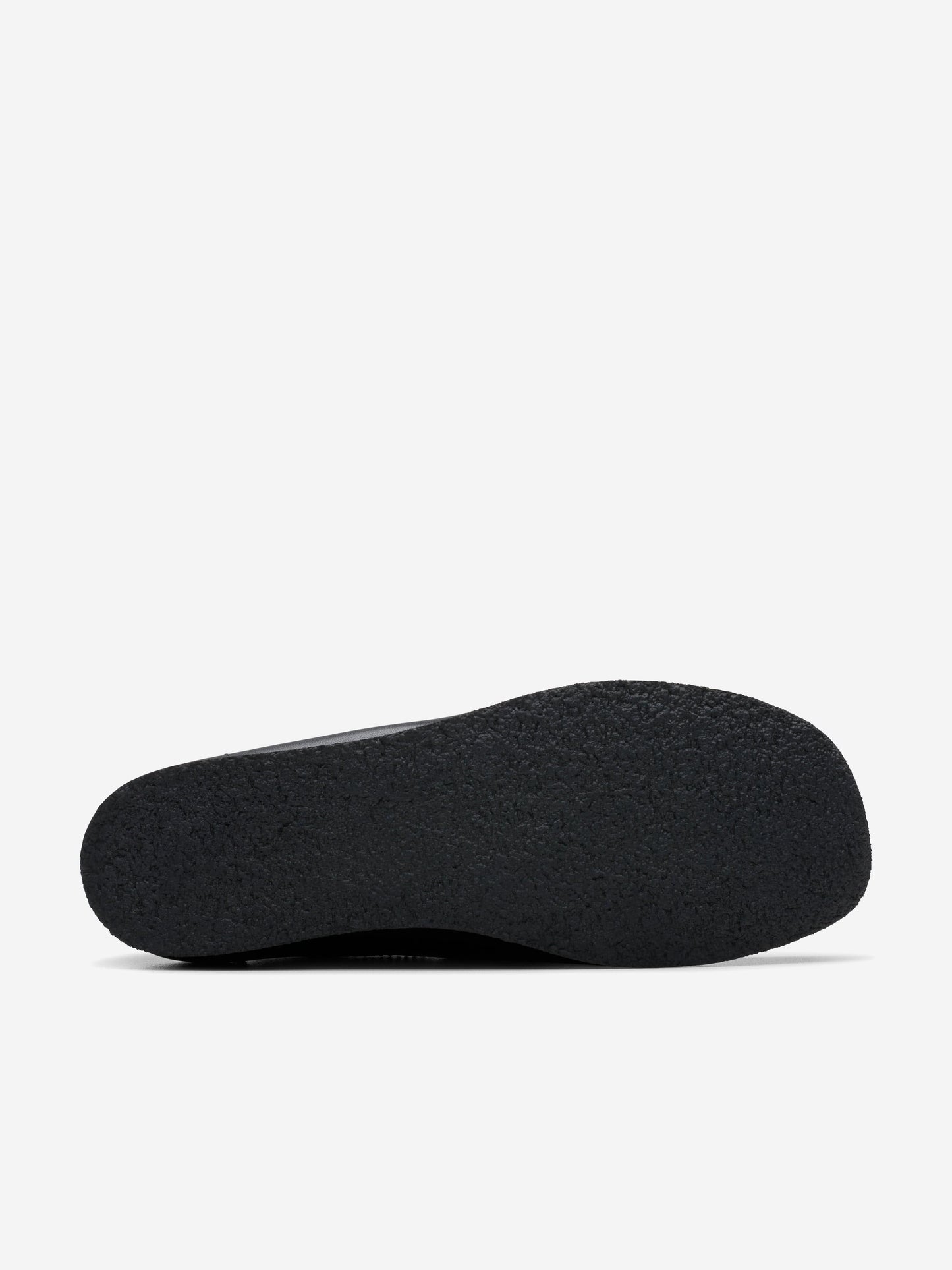Clarks Kids Leather Wallabee Shoes in Black (Wide Fit)