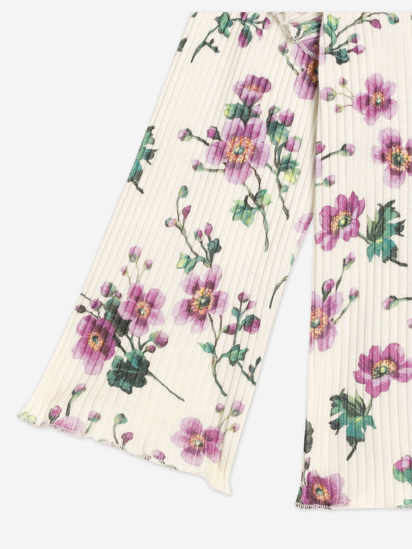 Dolce & Gabbana Baby Girls Floral Long Sleeve T-Shirt in Multicolour