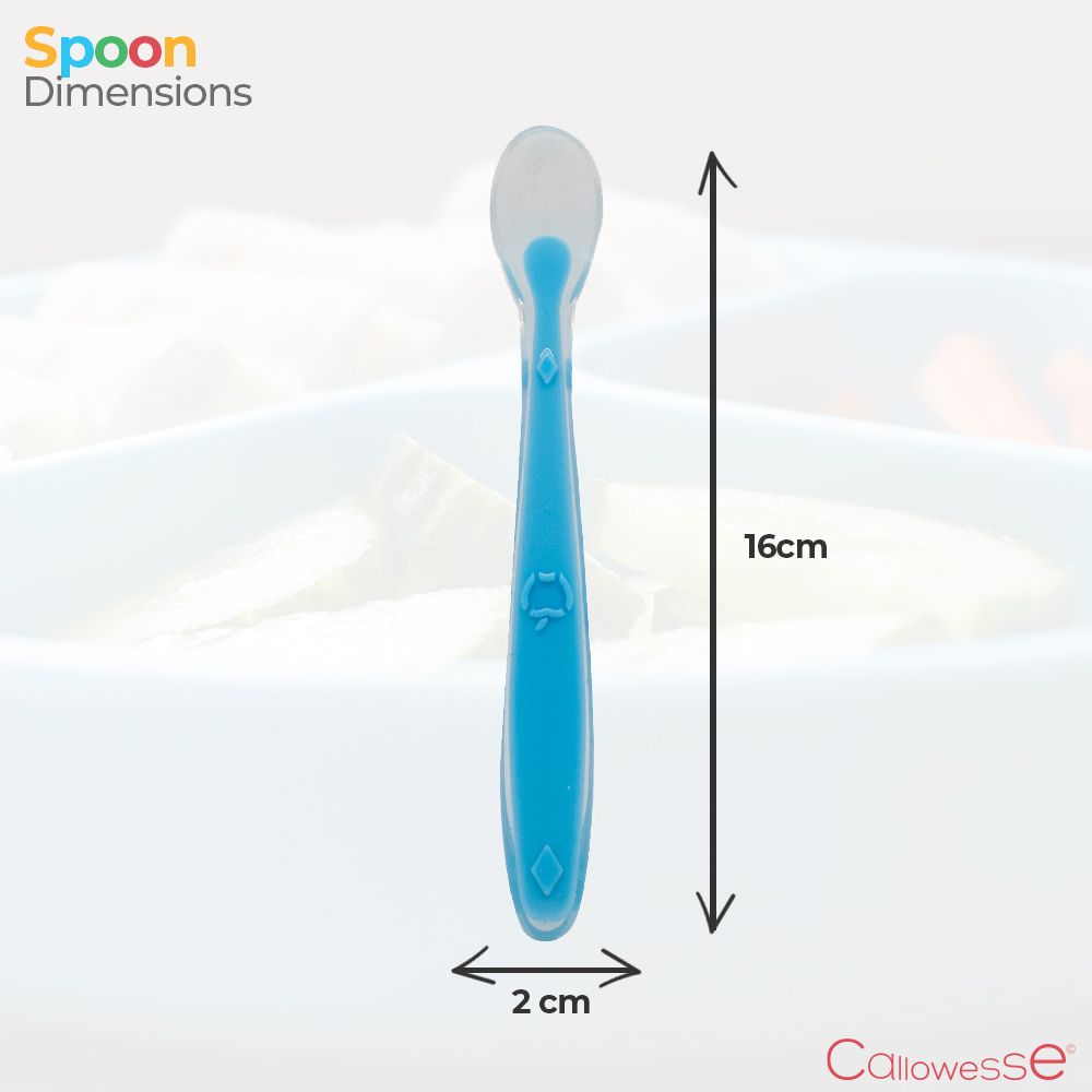 Callowesse Silicone Weaning Spoon – Green