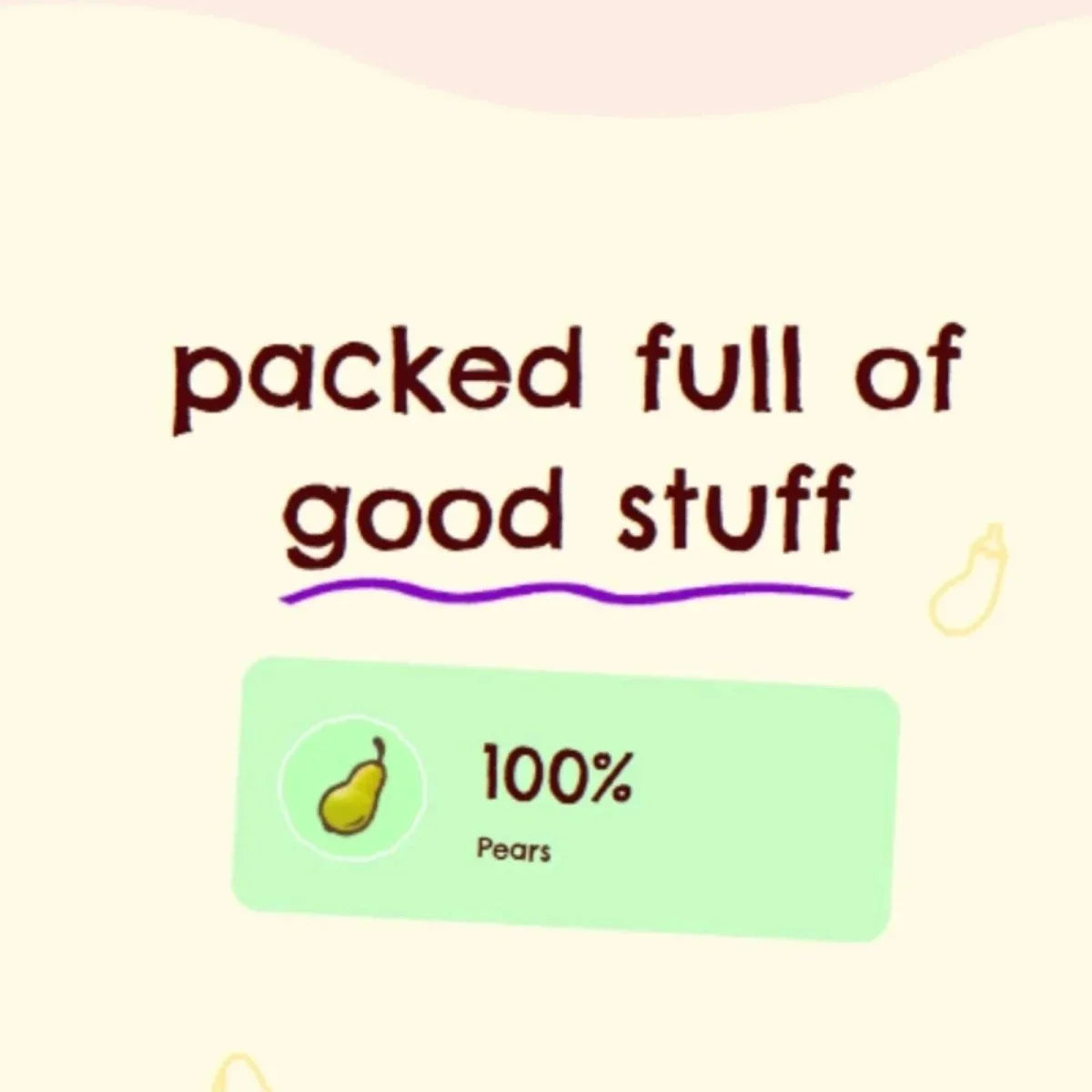 Ella's Kitchen Organic Pears First Tastes Baby Food Pouch 6+ Months 70g