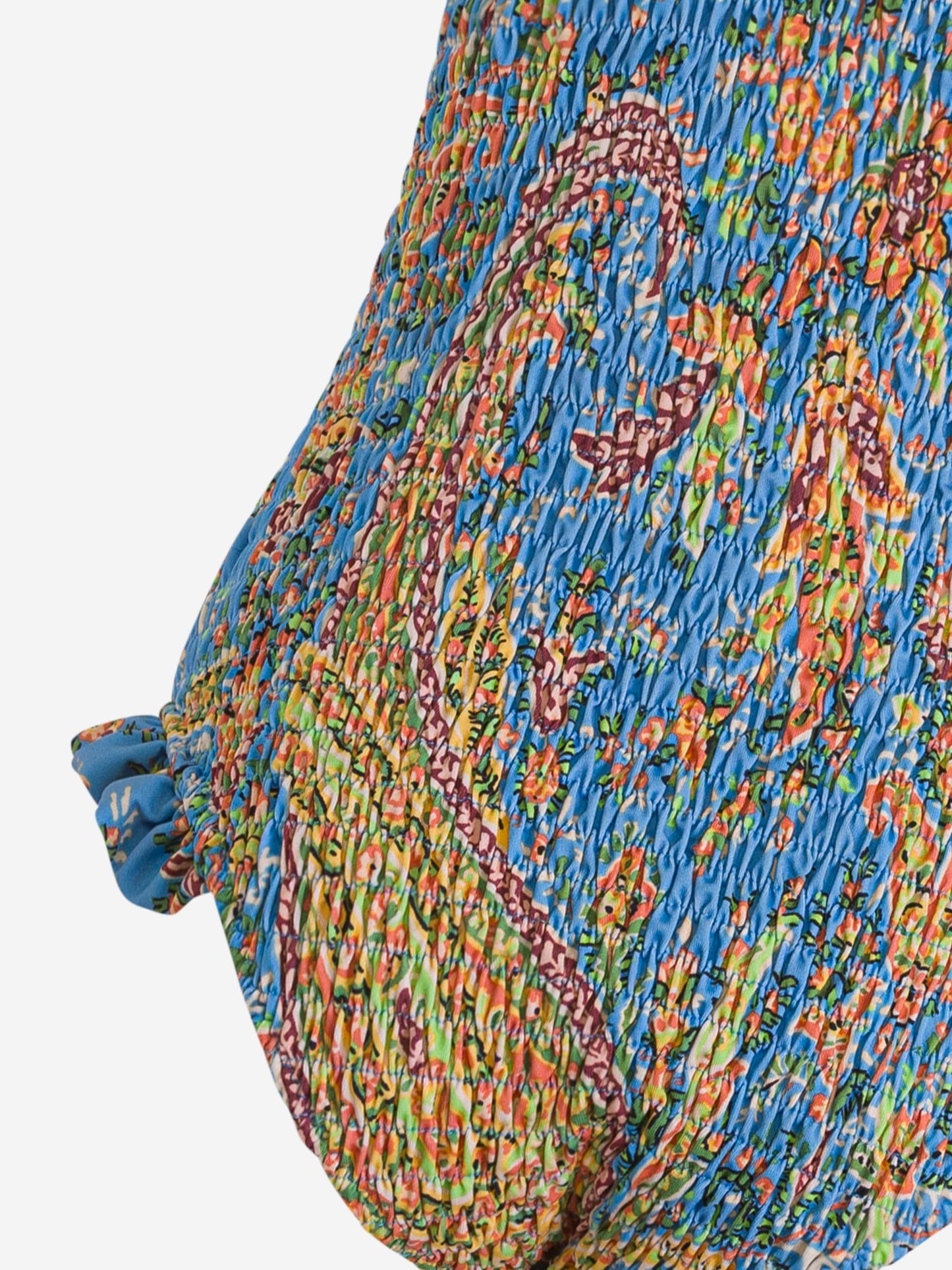 Etro Girls Floral Paisley Swimsuit in Blue