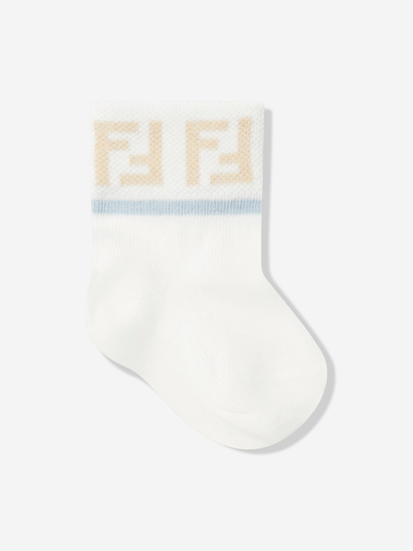 Fendi Baby Boys Logo Socks Set (5 Pairs) in Multicolour