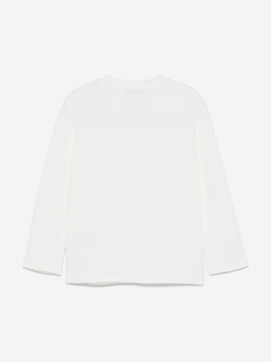 Fendi Baby Girls Jersey Stretch Top in White