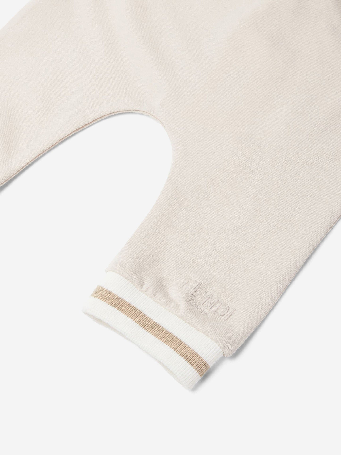 Fendi Baby Logo Joggers in Beige
