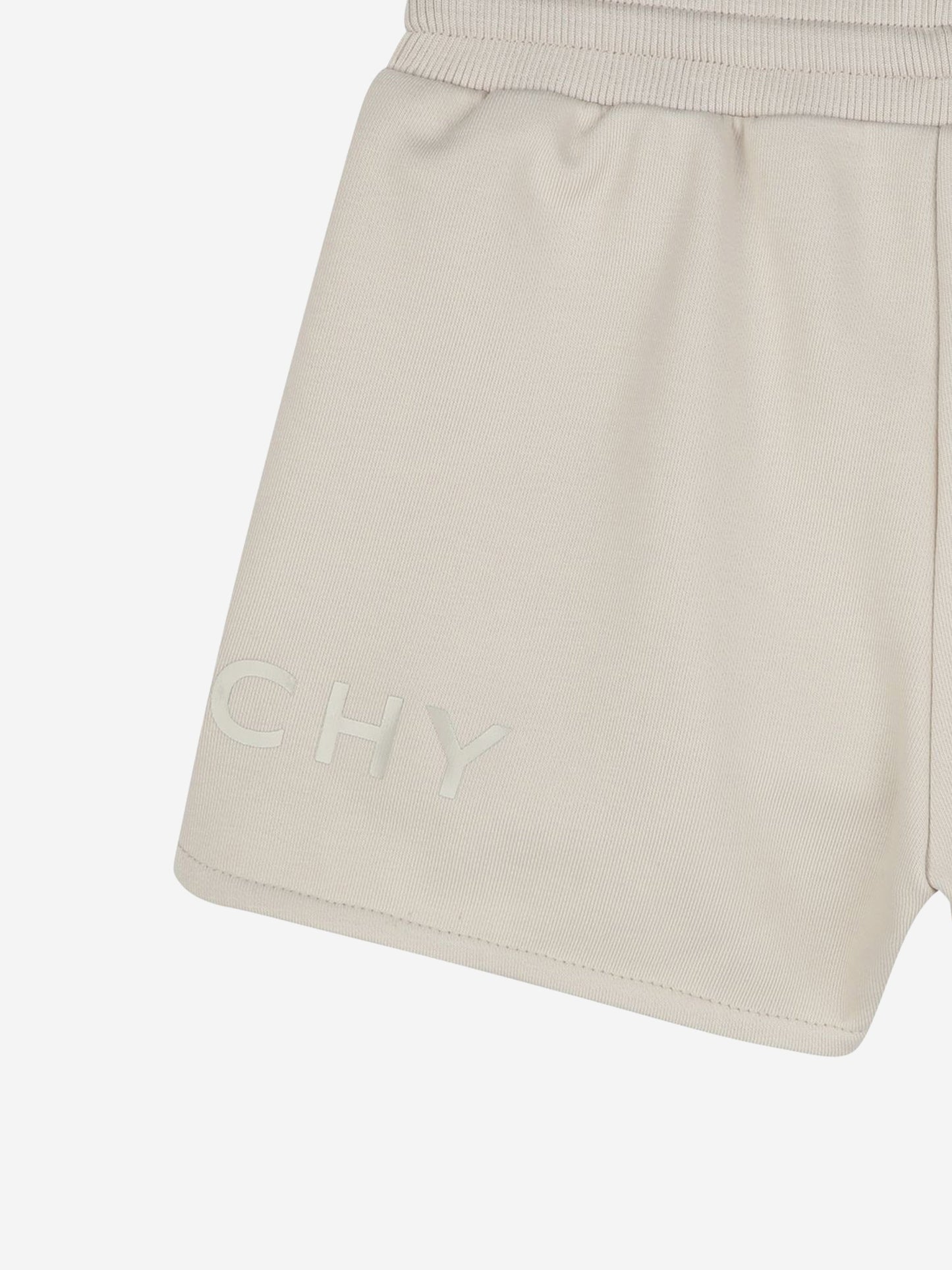 Givenchy Girls Logo Shorts in Beige