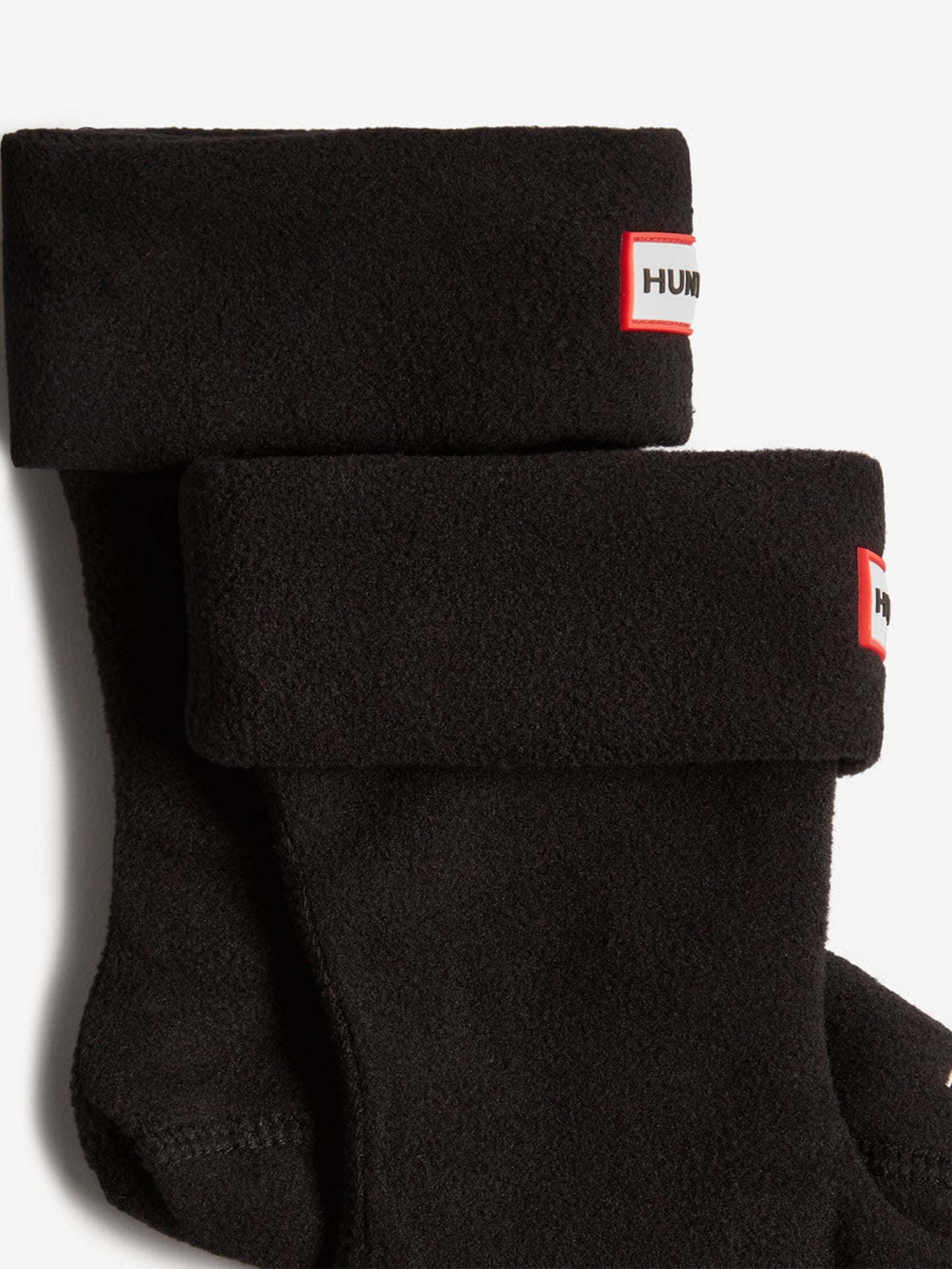Hunter Kids Fleece Boot Socks in Black