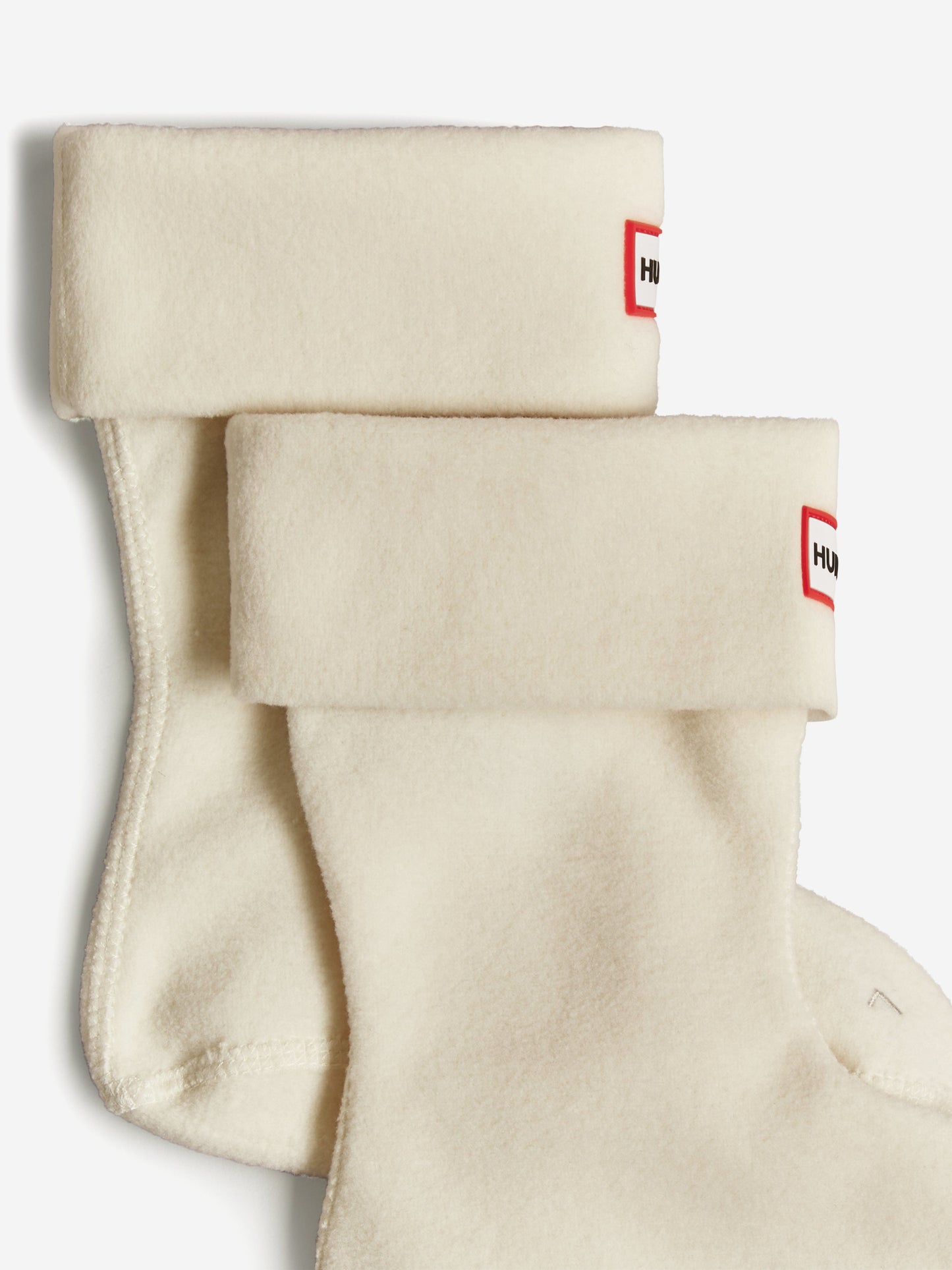 Hunter Kids Fleece Boot Socks in Ivory