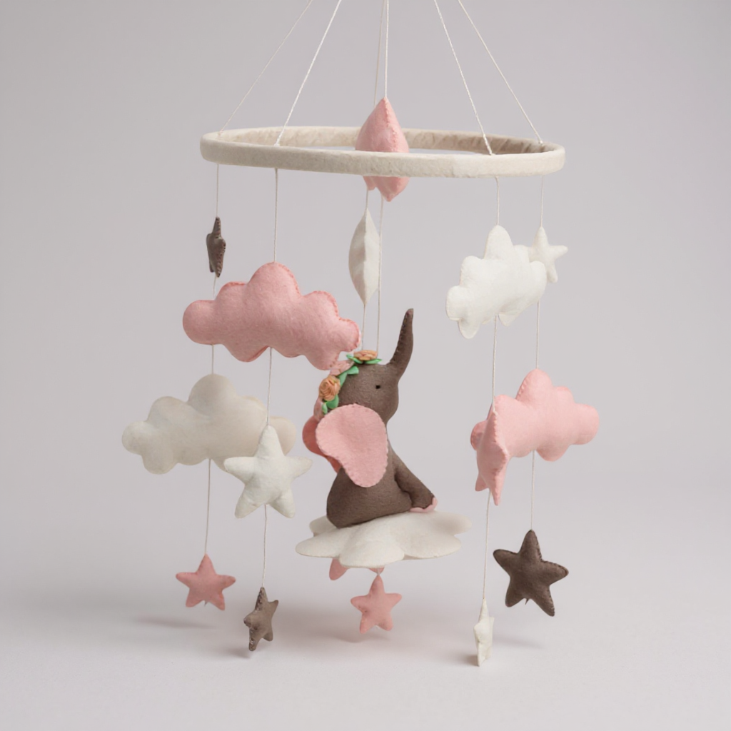 PRE-ORDER Elephant Dreams Cot Mobile