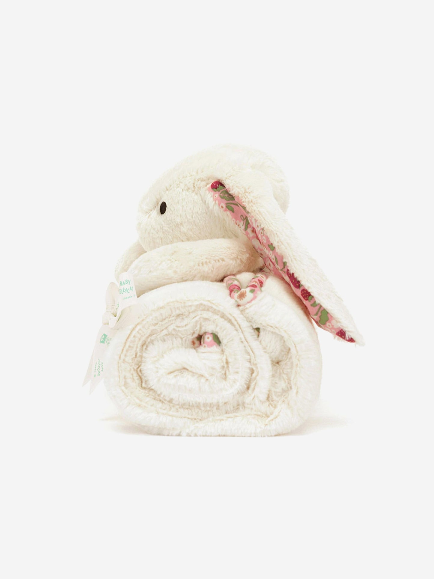 Blossom Cream Bunny 'Berry' Blankie in Ivory (70cm)