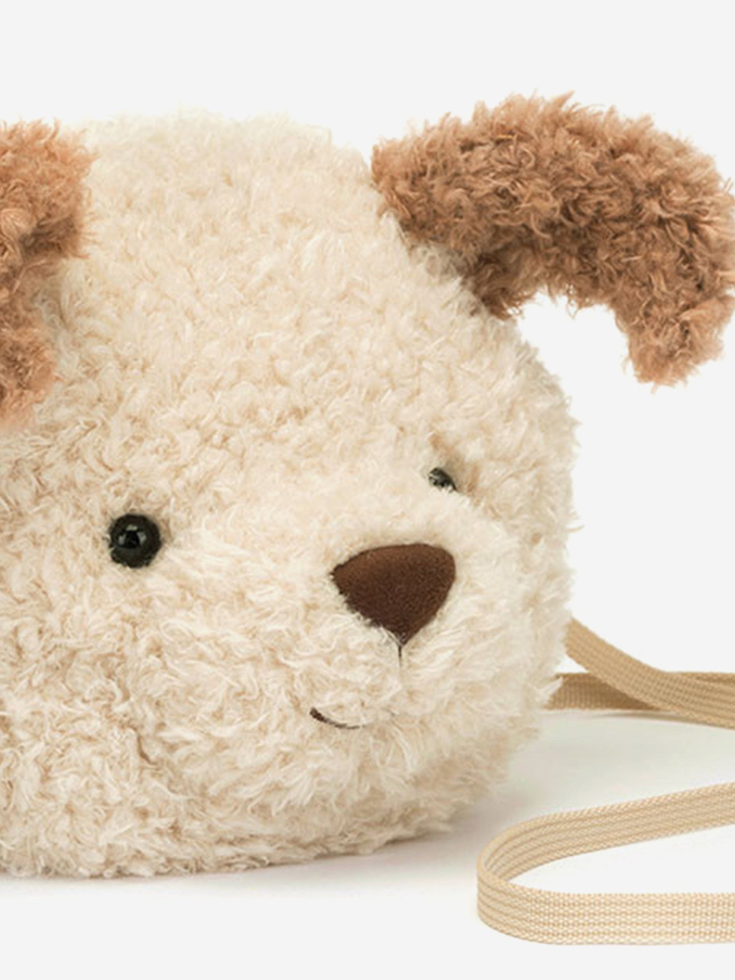Little Pup Bag in Beige (19cm)