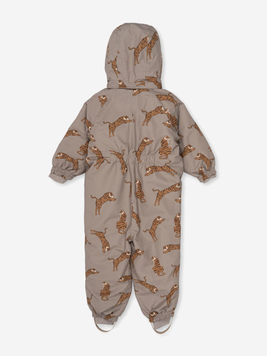 Konges Sløjd Boys Nohr Tiger Snowsuit in Brown