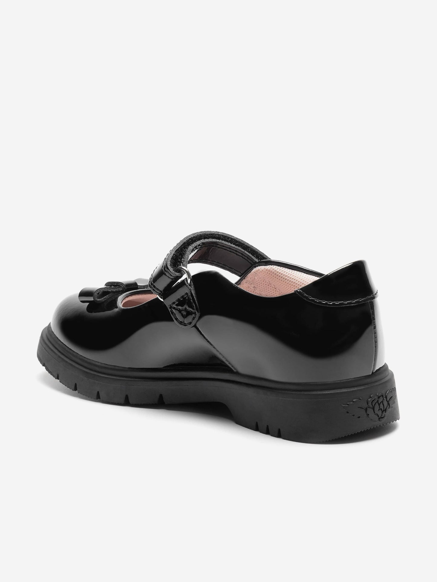 Lelli Kelly Girls Jolie Patent Bow School Shoes in Black