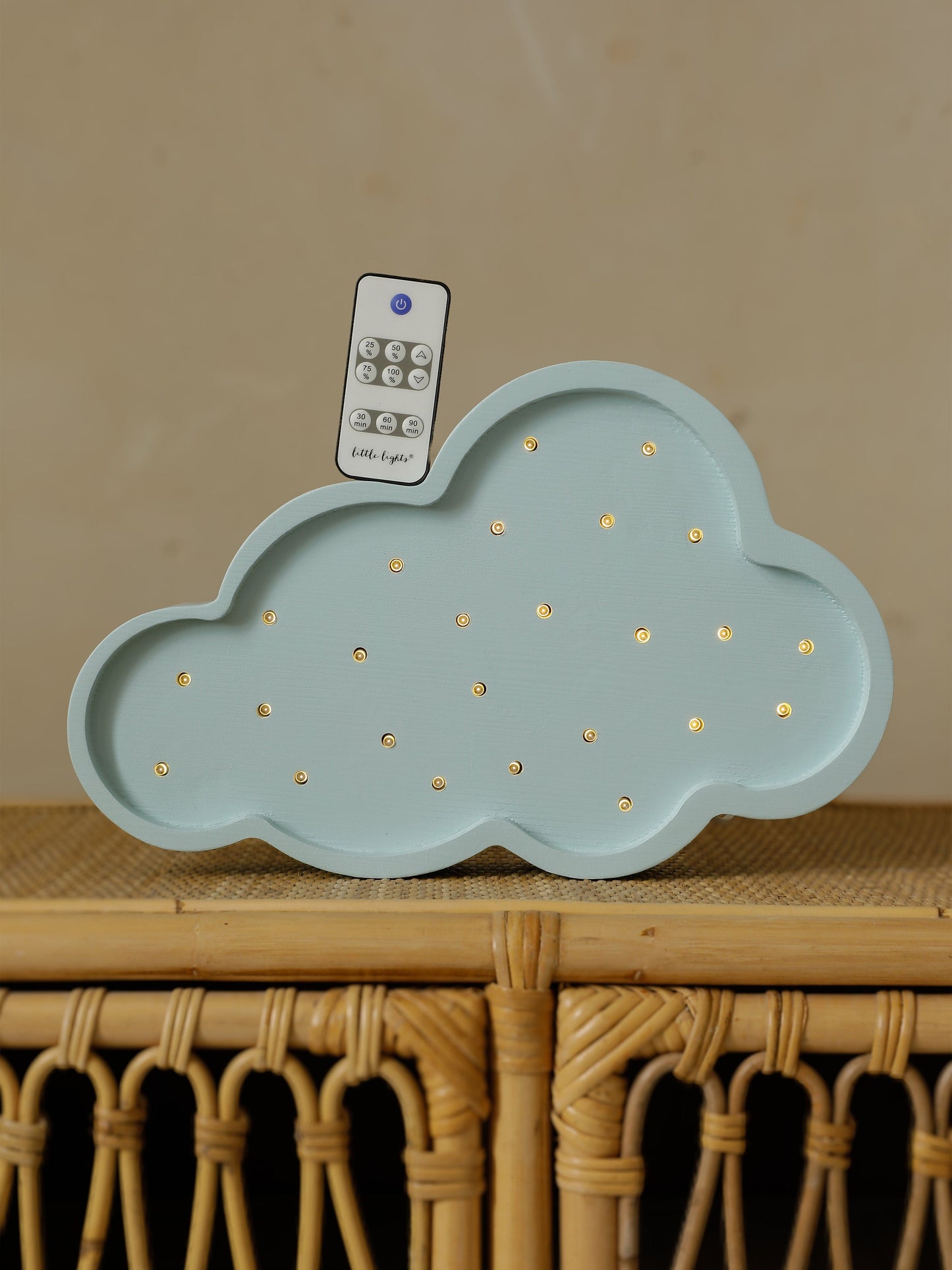 Little Lights Cloud Lamp in Blue (21.5x34x5.5 cm)