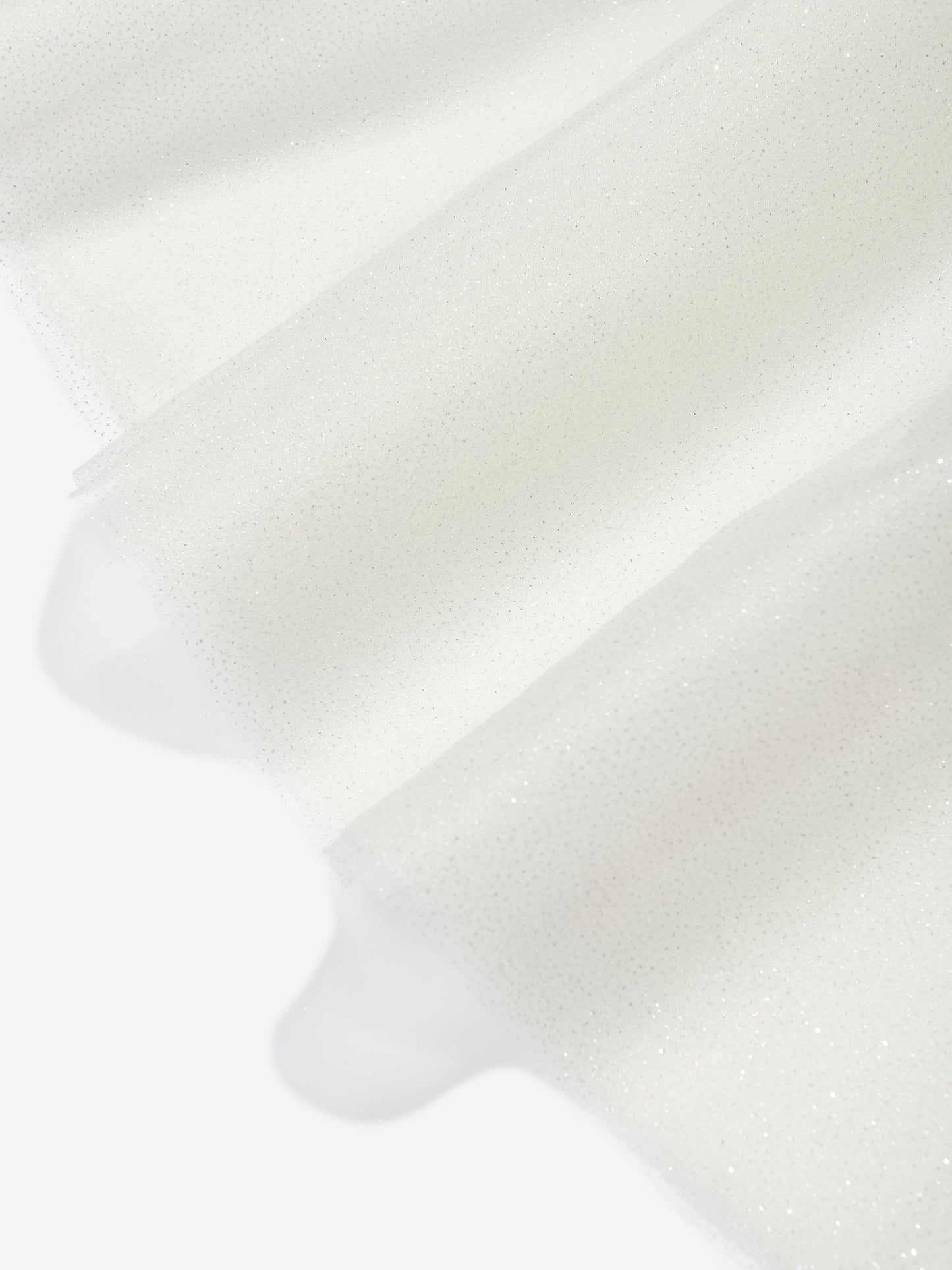 Mama Luma Girls Long Tulle Skirt in White