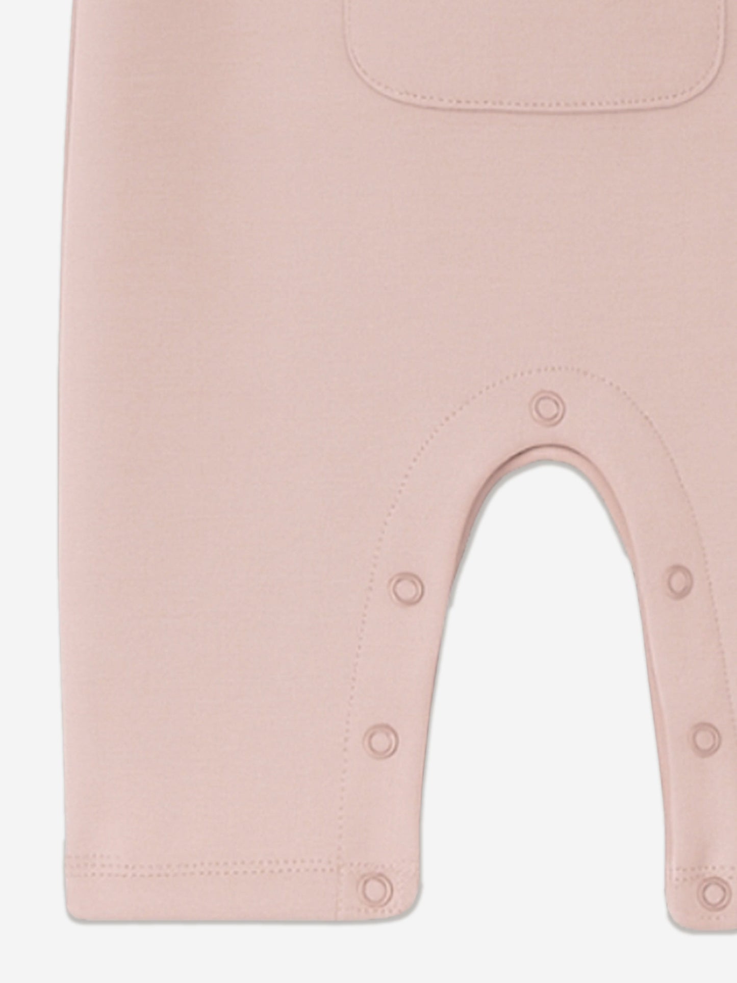 Mininio Baby Girls Organic Cotton Romper in Pink