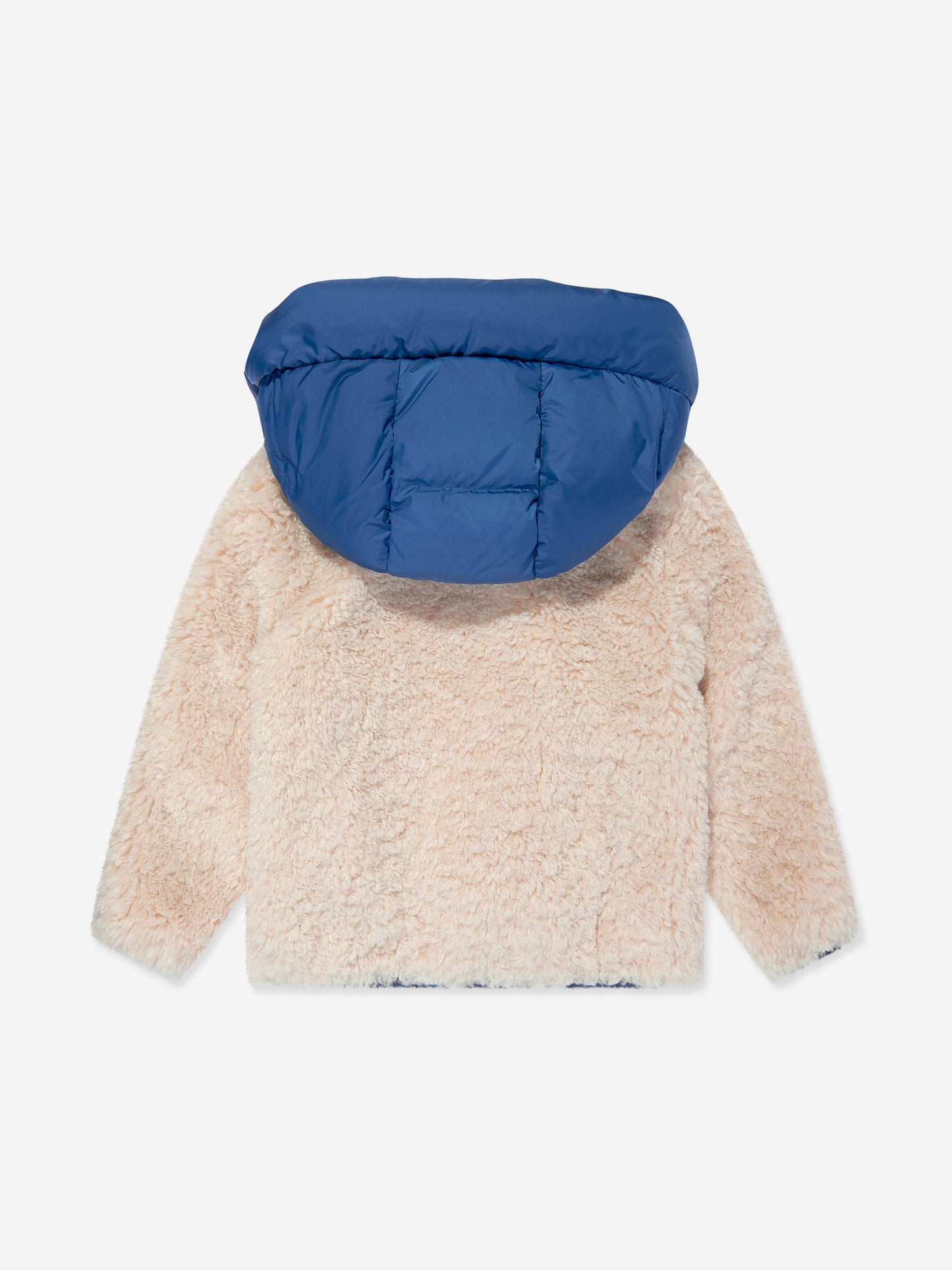 Moncler Enfant Boys Grenoble Fleece Zip Up Cardigan in Beige