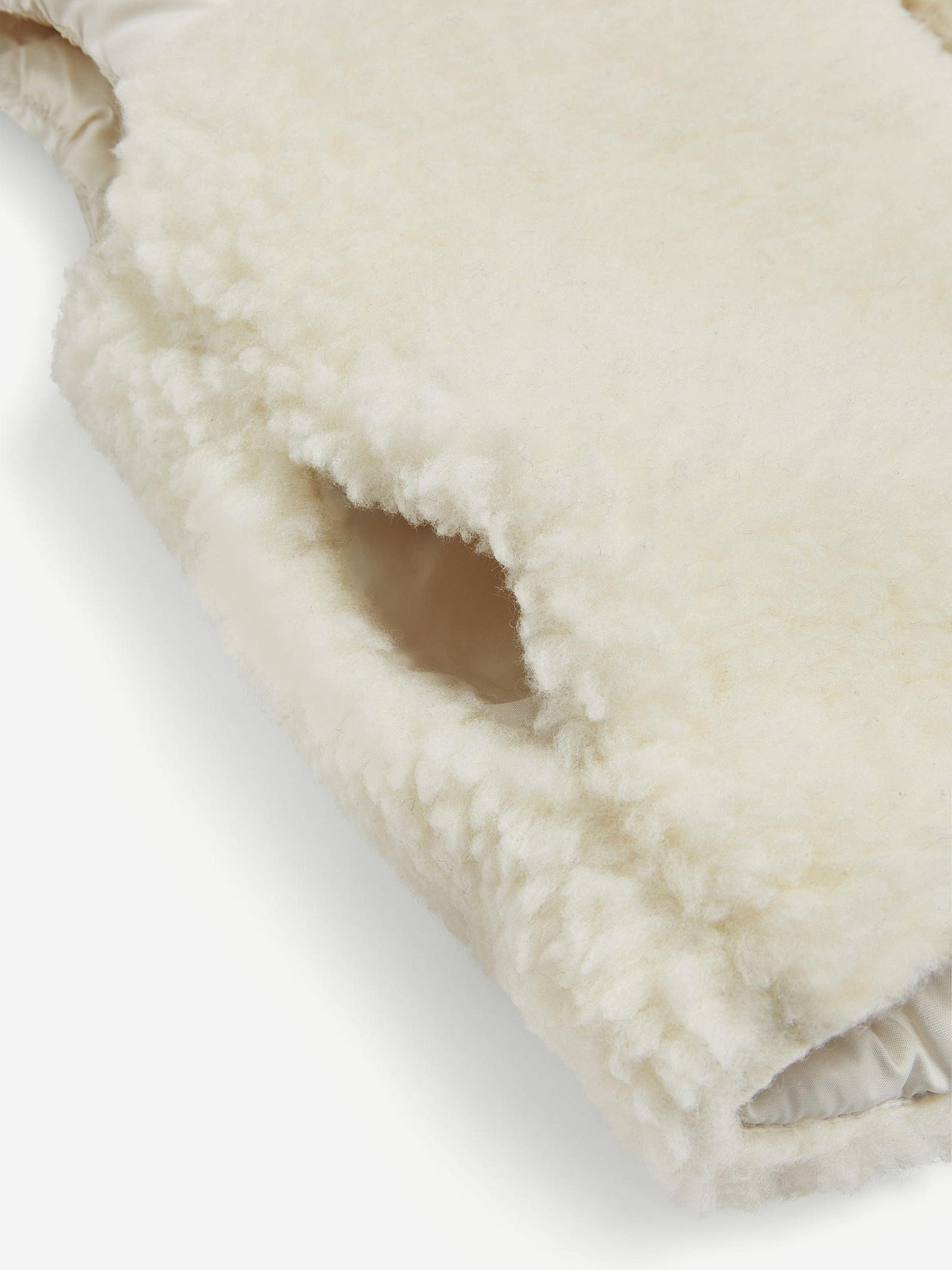 Moncler Enfant Baby Girls Down Botha Gilet in Ivory