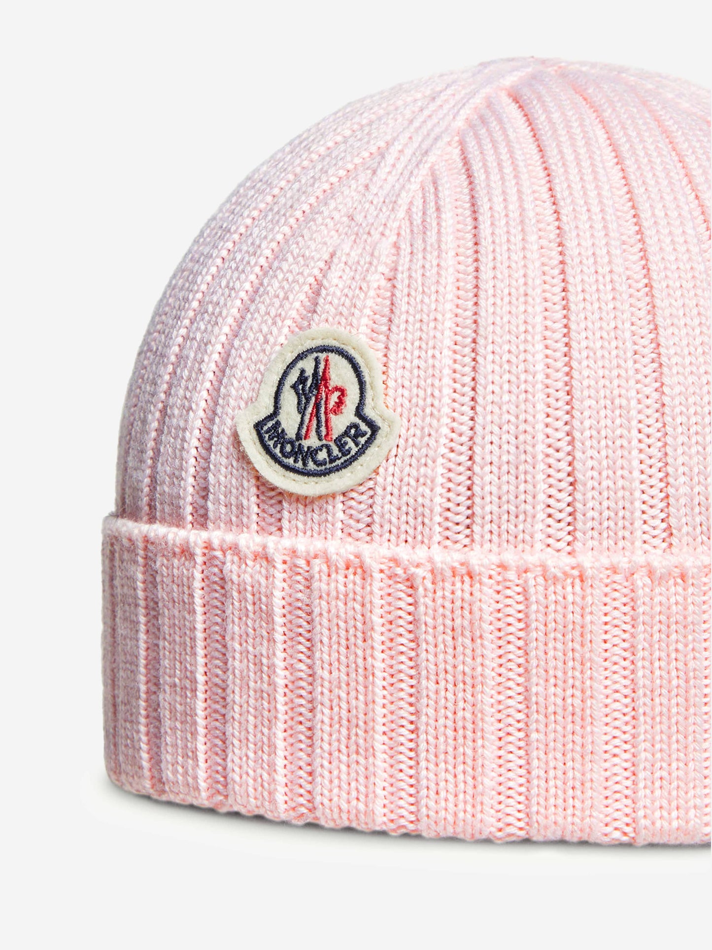 Moncler Enfant Baby Girls Wool Beanie Hat in Pink