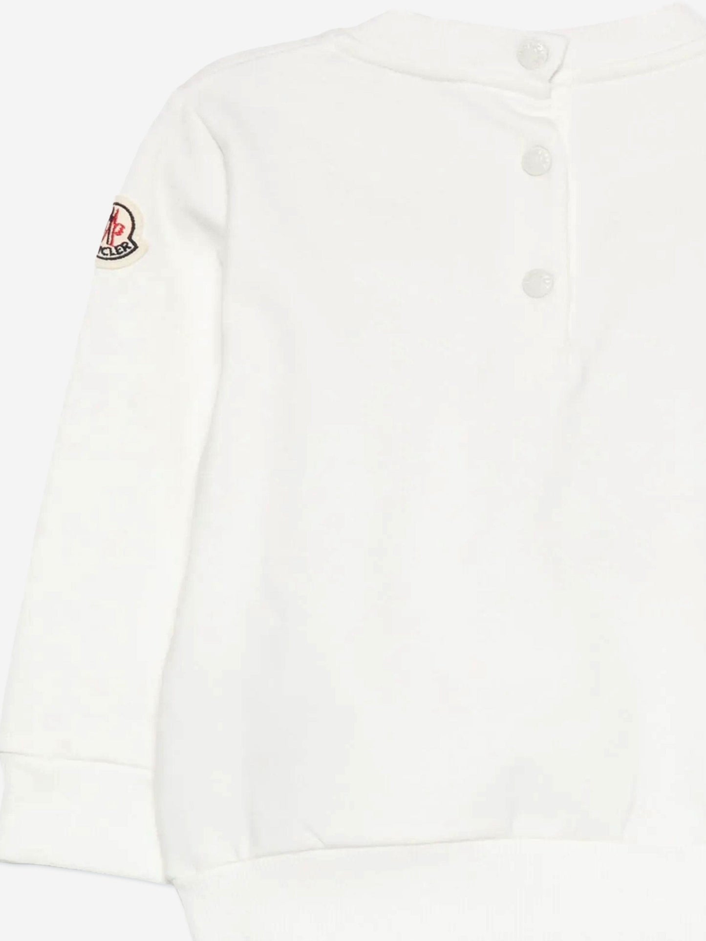 Moncler Enfant Baby Boys Logo Sweatshirt in Ivory