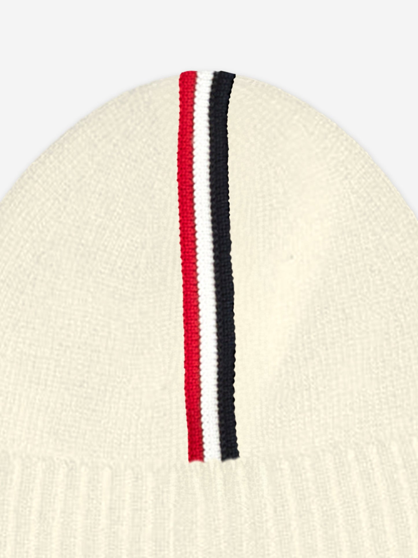 Moncler Enfant Kids Logo Beanie Hat in Ivory