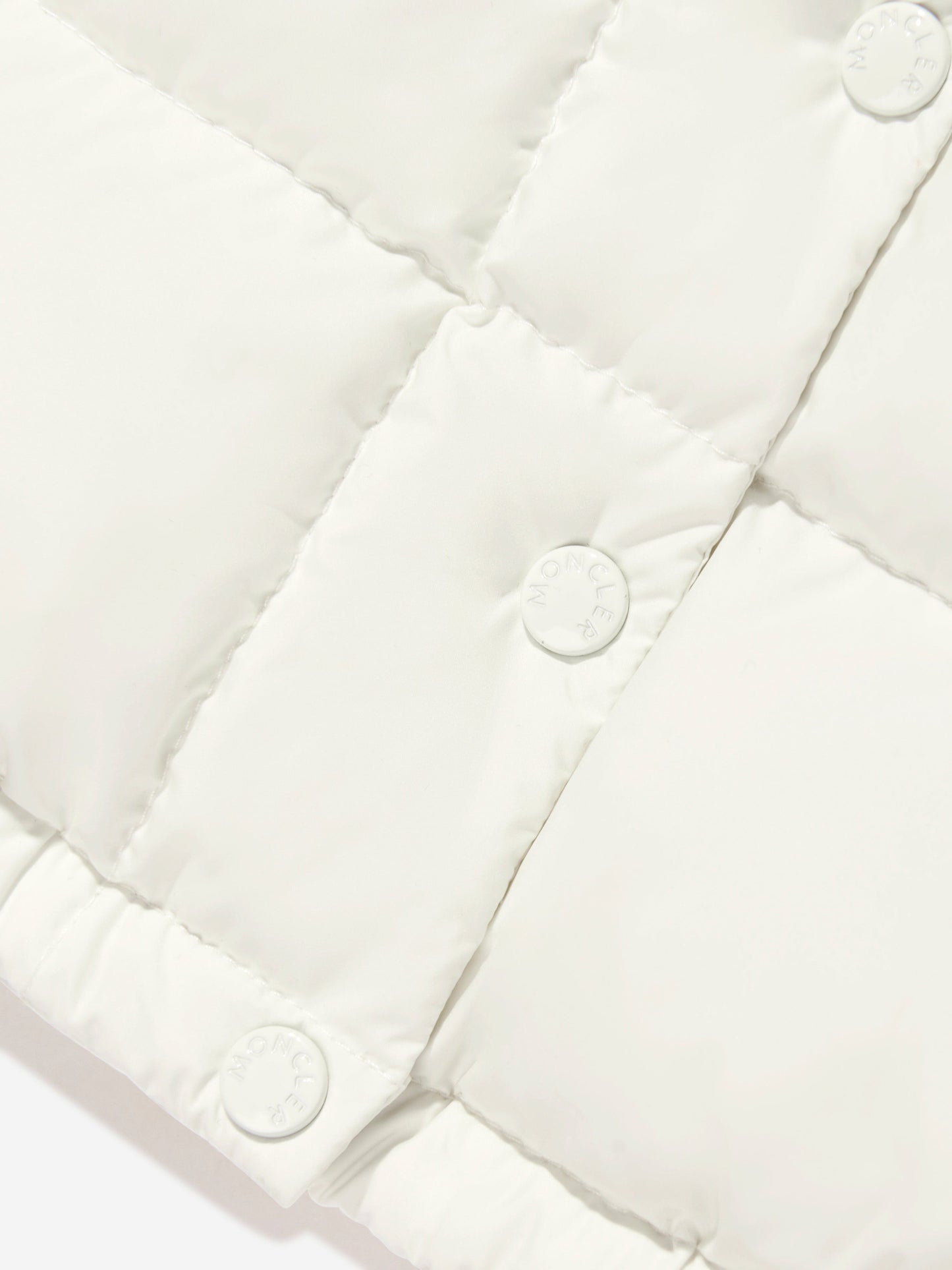 Moncler Enfant Baby Girls Laurie Down Padded Jacket in Ivory