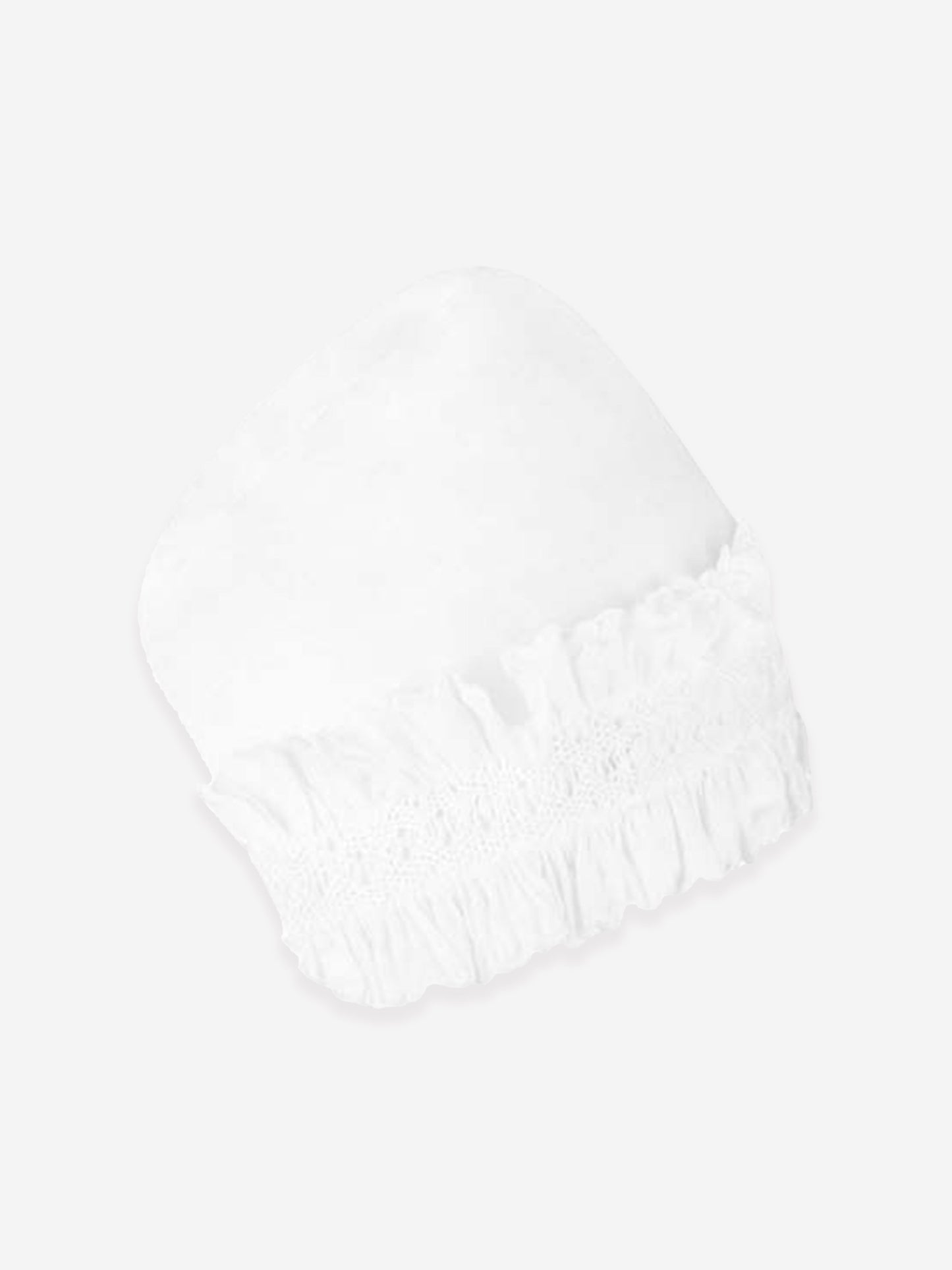 Sarah Louise Baby Girls Cotton Bonnet in White