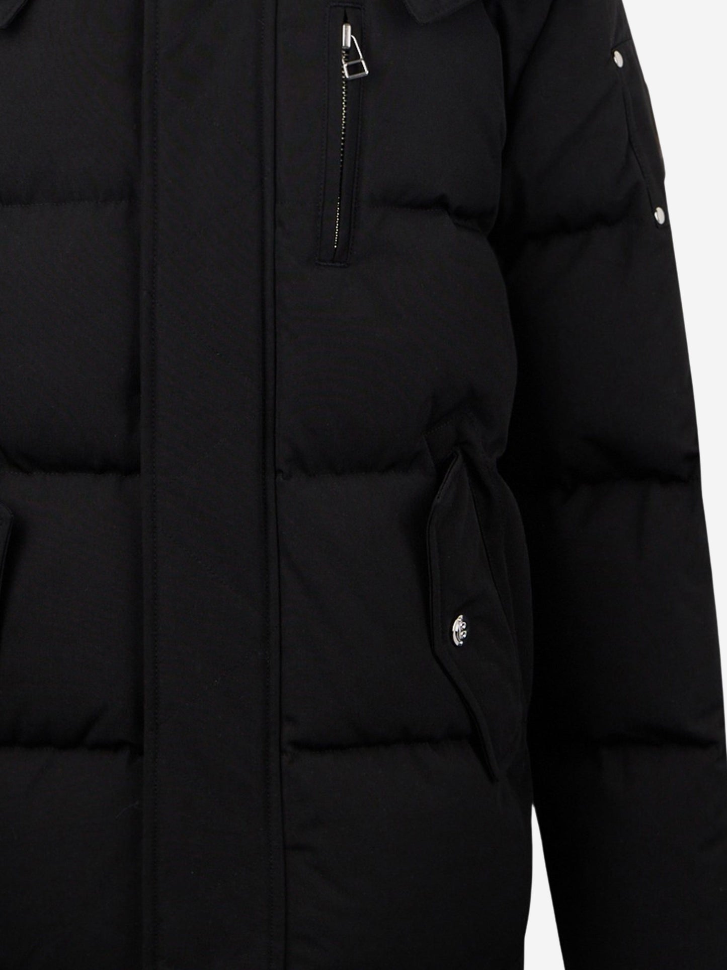 Moose Knuckles Kids 3Q Down Padded Puffer Jacket in Black