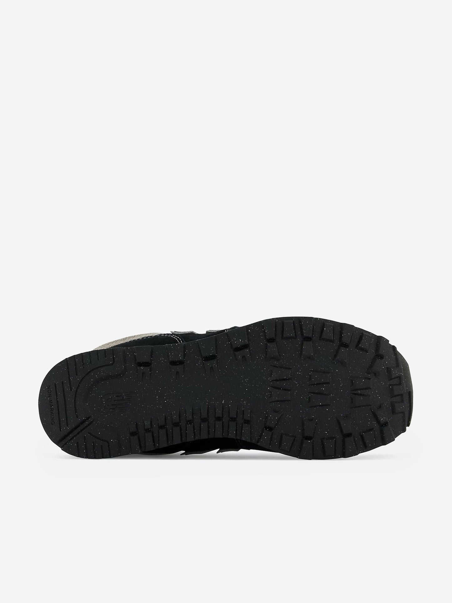 New Balance Kids 574 Lace Up Logo Trainers in Black