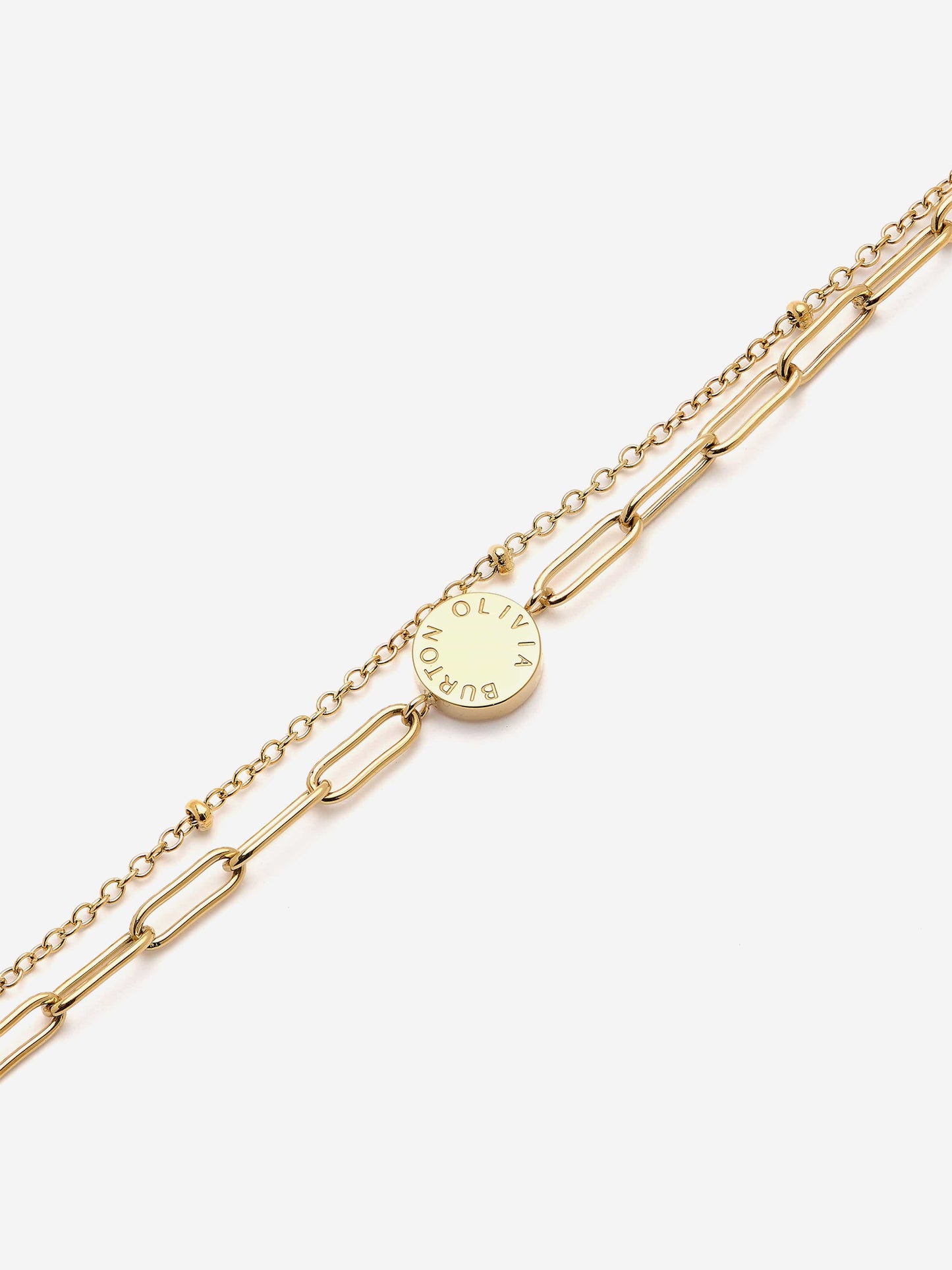 Olivia Burton Illusion Stacking Bracelet in Gold (165mm)