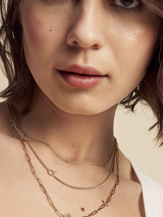 Olivia Burton Illusion Stacking Necklace Set in Gold (457mm)