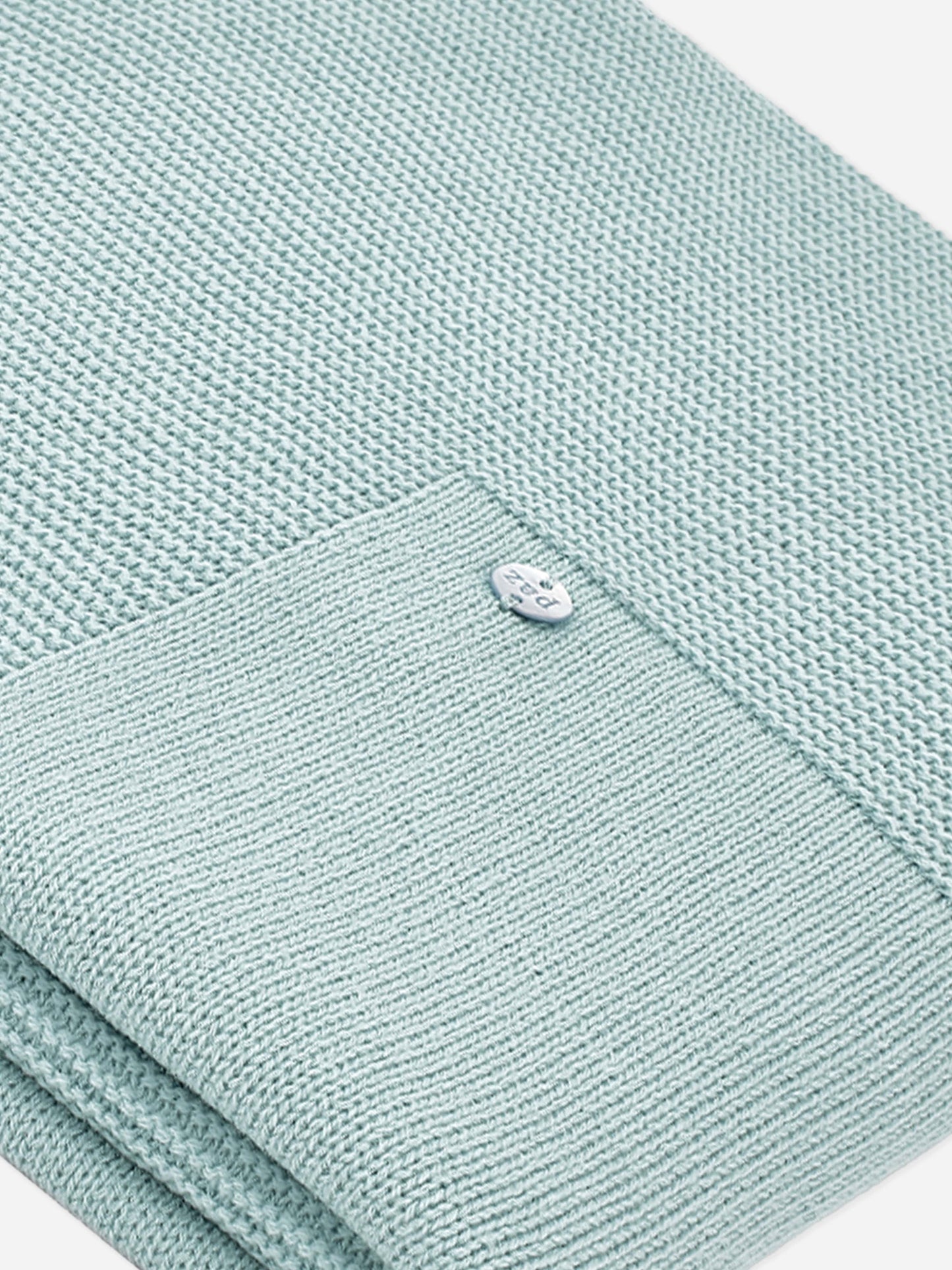 Paz Rodriguez Baby Girls Wool Knit Blanket in Green