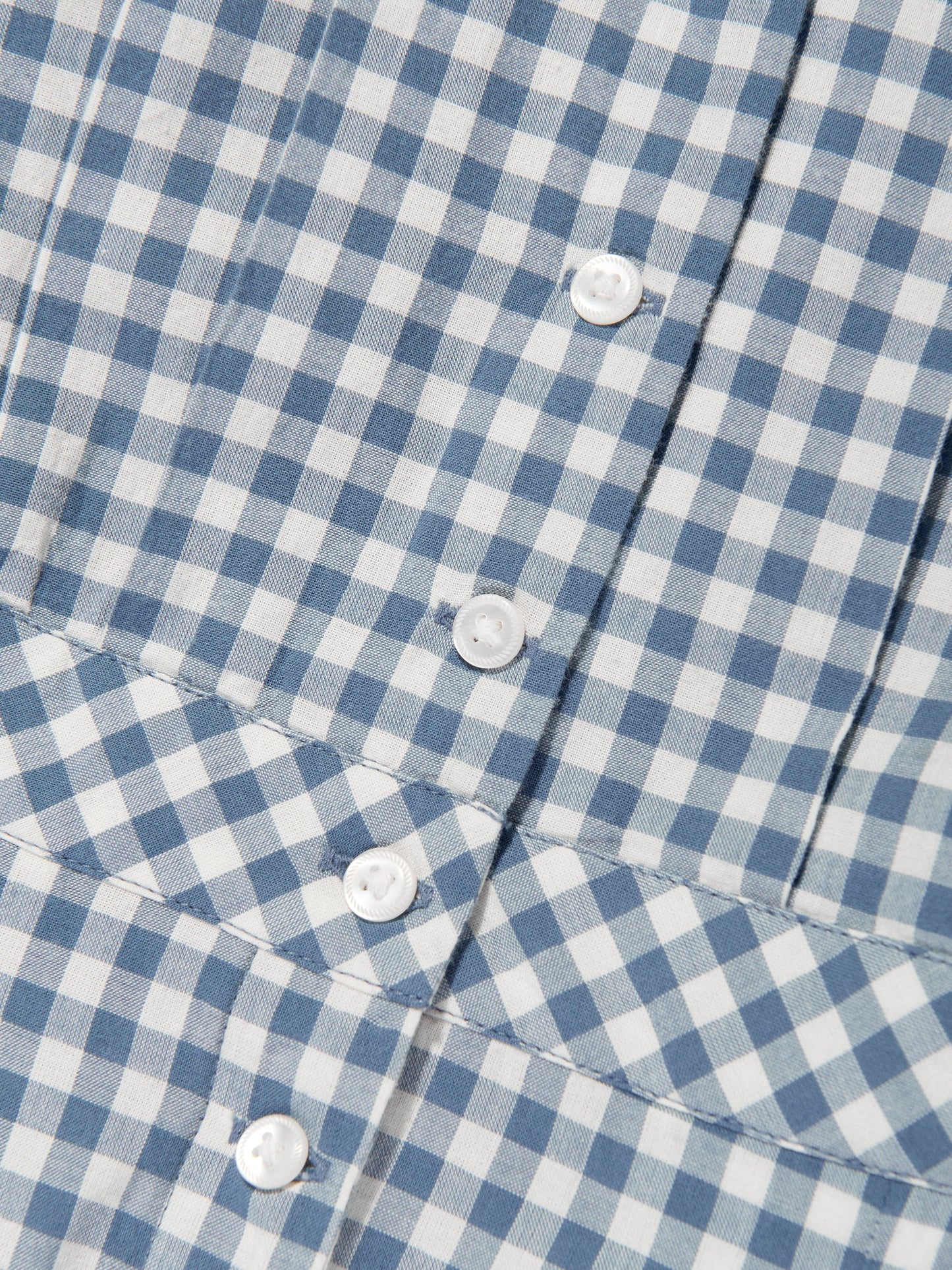 Ralph Lauren Girls Gingham Playsuit in Blue