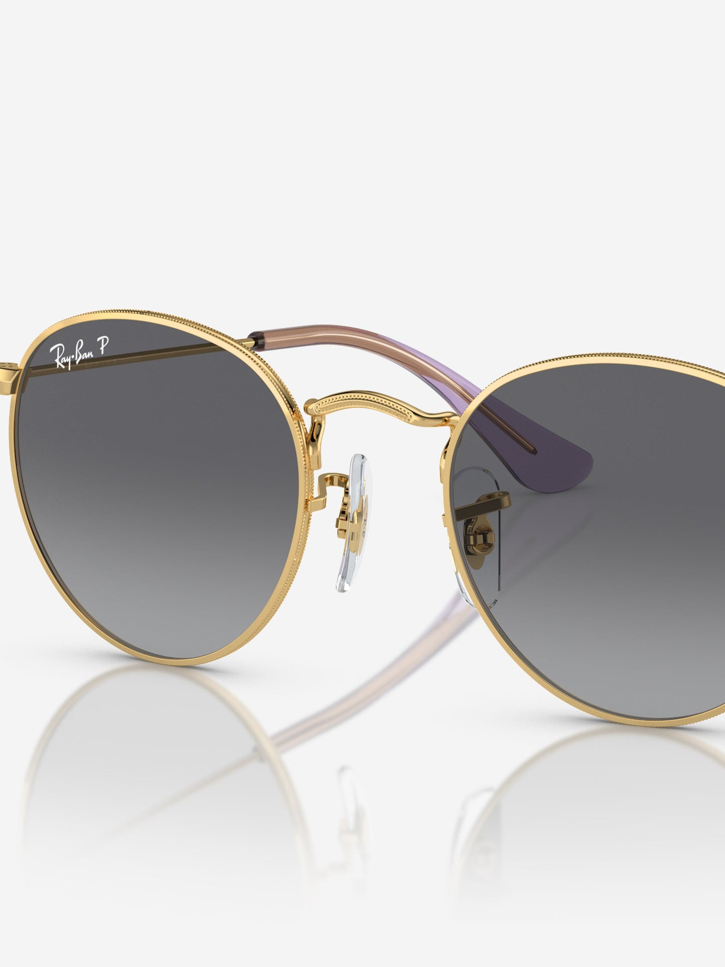 Ray-Ban Kids Round Sunglasses in Gold